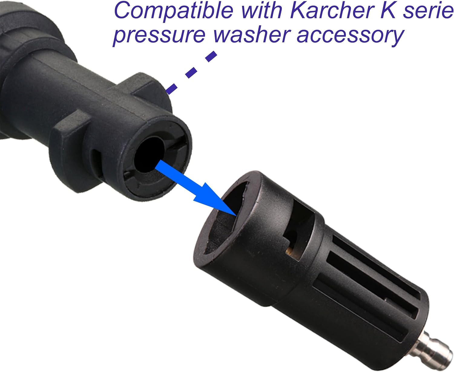 Compatible Pressure Washer Adapter, Compatible with Karcher Power Washer Accessory, 1/4'' Quick Connect