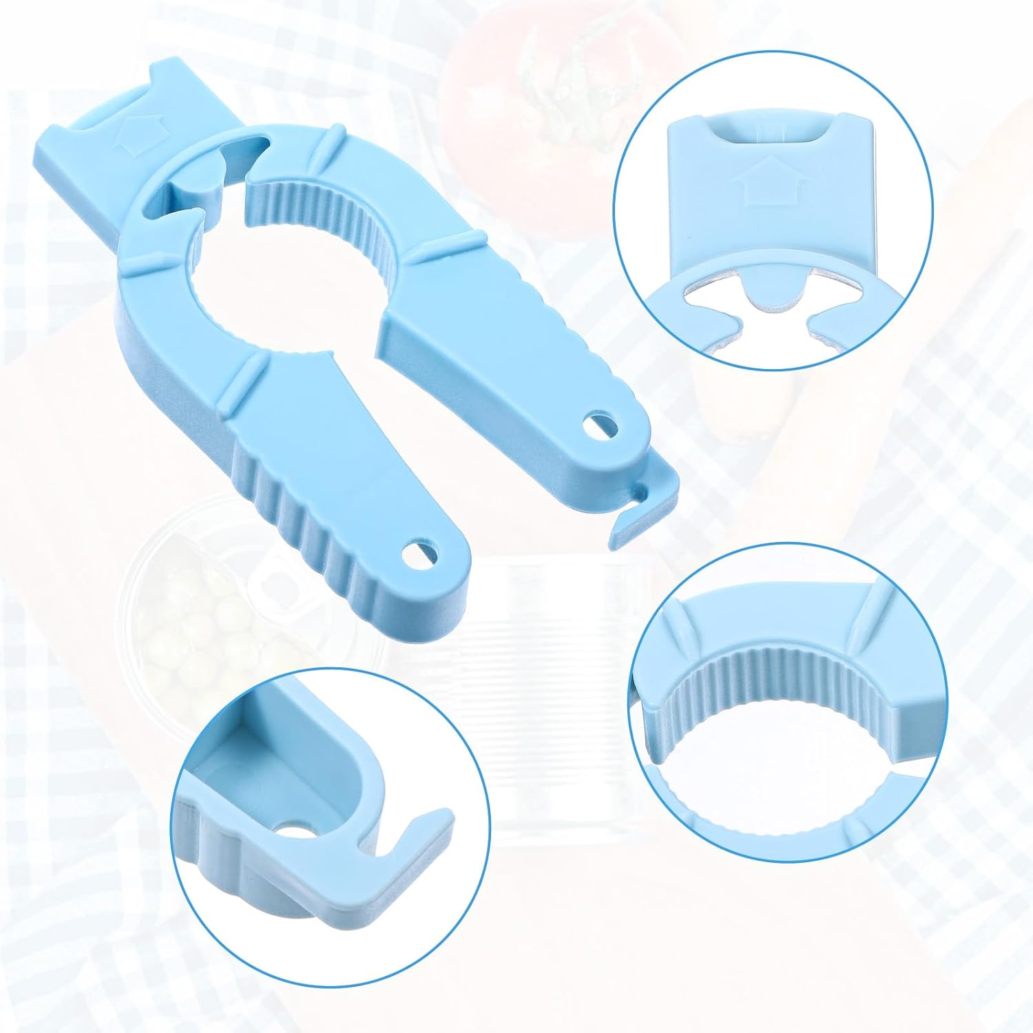 3-Piece Multifunctional Can Opener Set - Kitchen Helper for Effortless Opening & Nail Protection