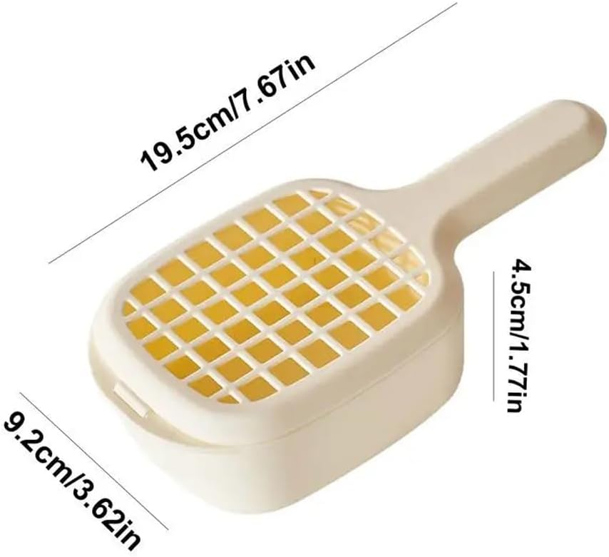 2-in-1 Sink Strainer Colander 2-in-1 Sink & Strainer Handy Shake and Drain System for Vegetables Fruit & Salad Large Capacity Yellow