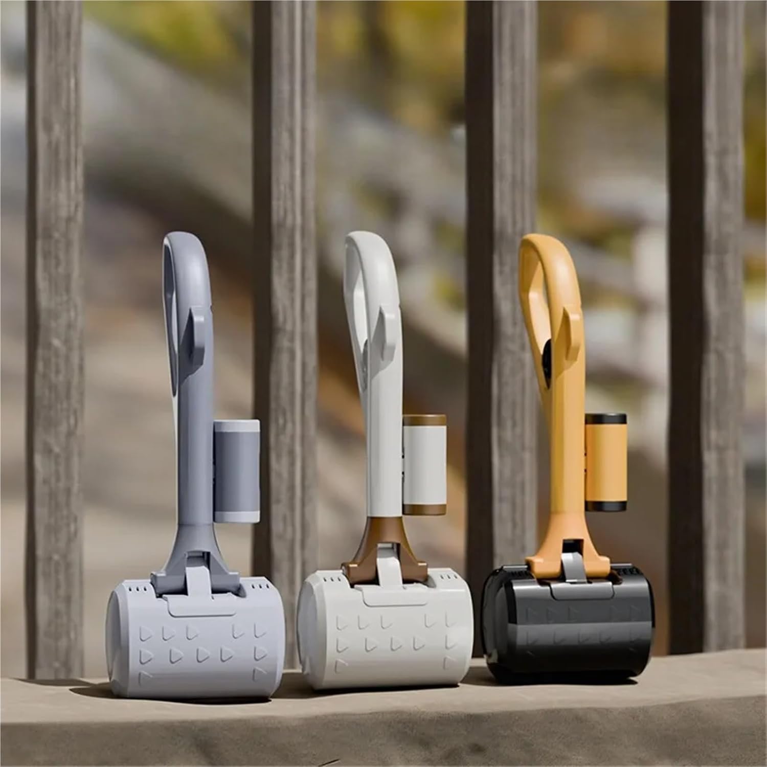 Dog Poop Scoop Long Steel 60cm One-Handed Operation Garden Park Use