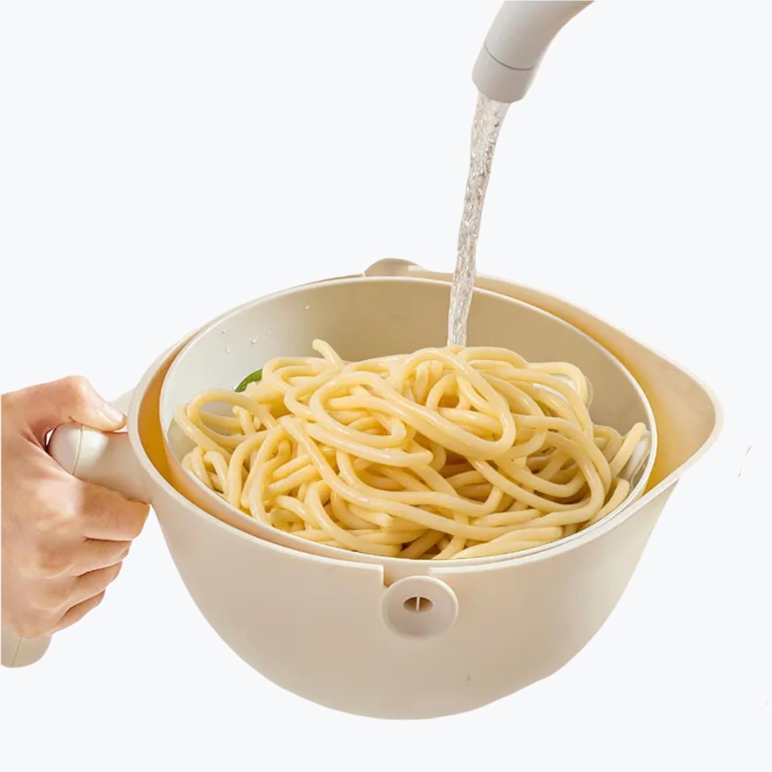 1 Piece White Sink Drain Strainer Food Fruit Vegetable Kitchen Sink Waste Filter
