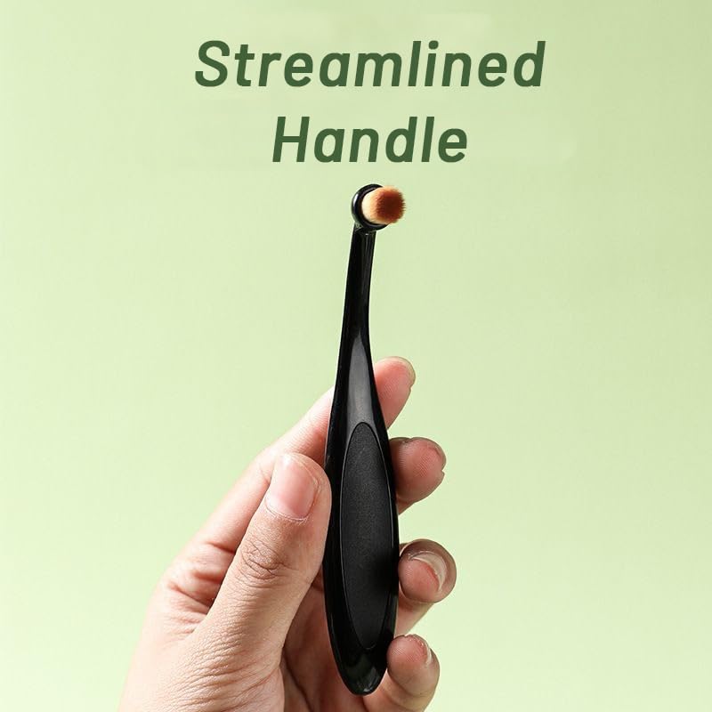 4 Pack Black Pet Tear Stain Remover Brush with Ergonomic Handle and Washable Bristles