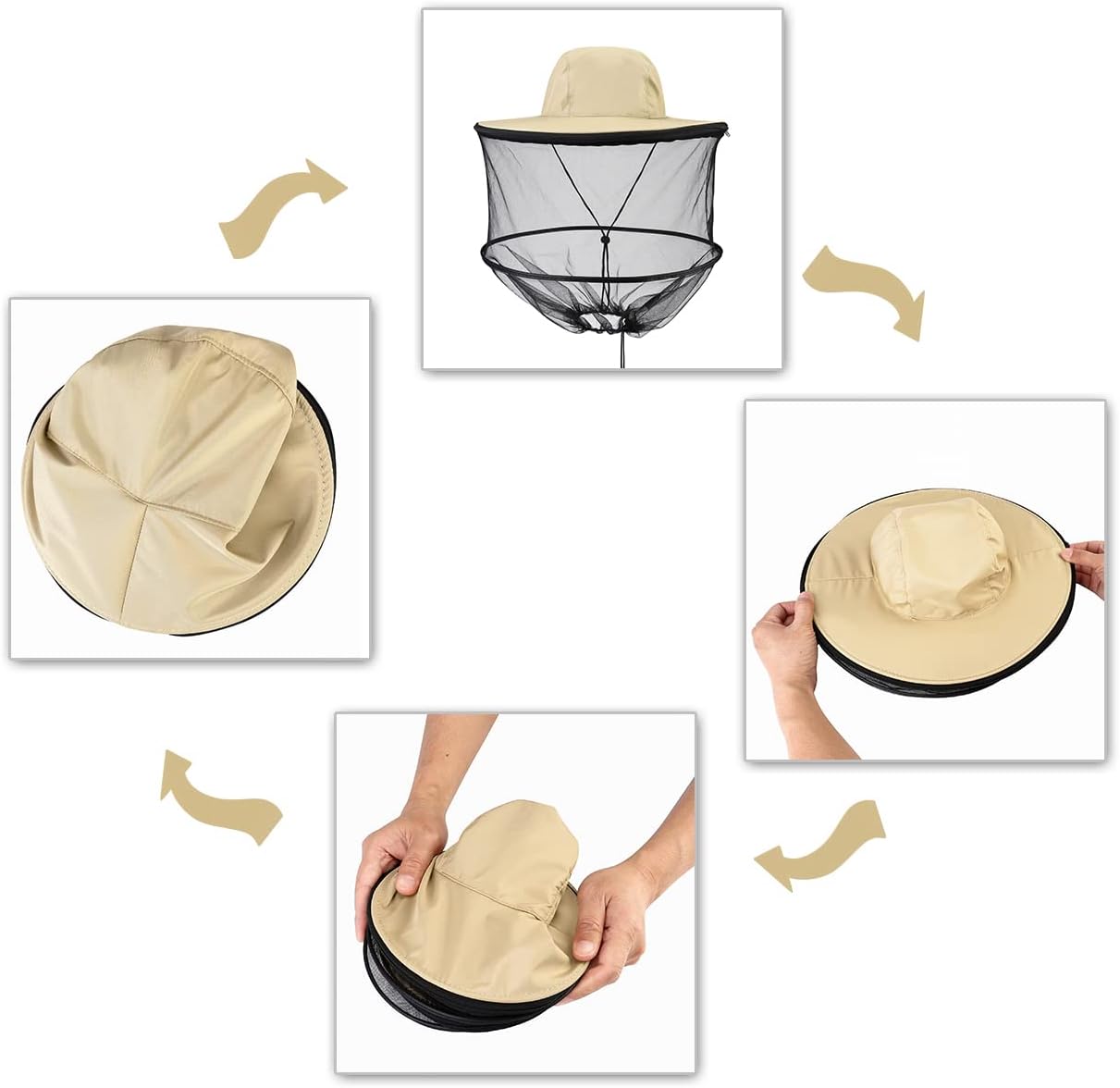 Protective Net with Removable Hidden Net Cover for Outdoor Fish and Gardening Use 1 Piece
