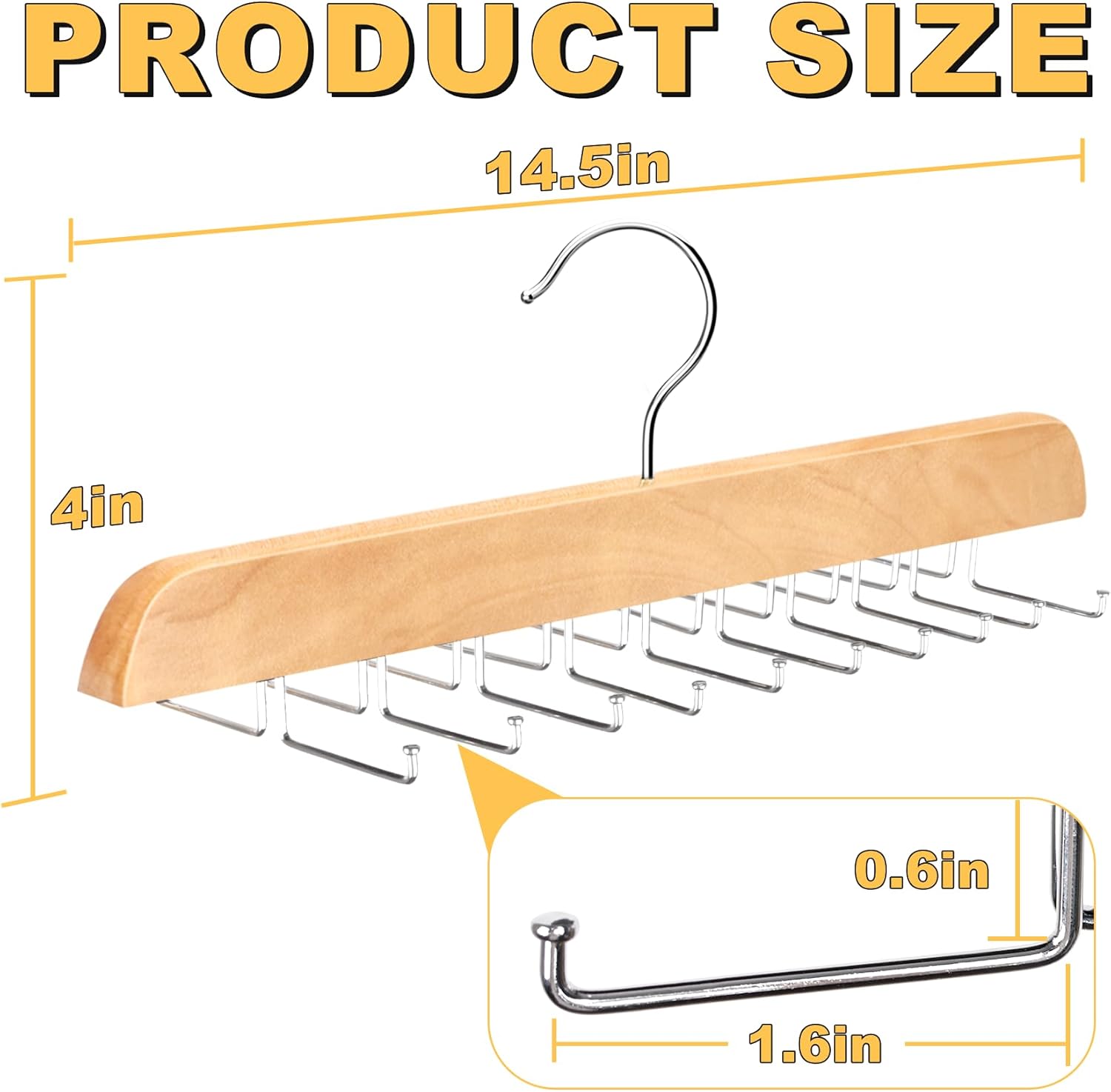 Clothing Hanger Organizer 1 Piece 20 Hooks Large Capacity BH Hanger/Coat Hanger for Wardrobe Storage Space Saving 360 Degree Rotation Foldable Metal Hooks Suitable for Various Coats
