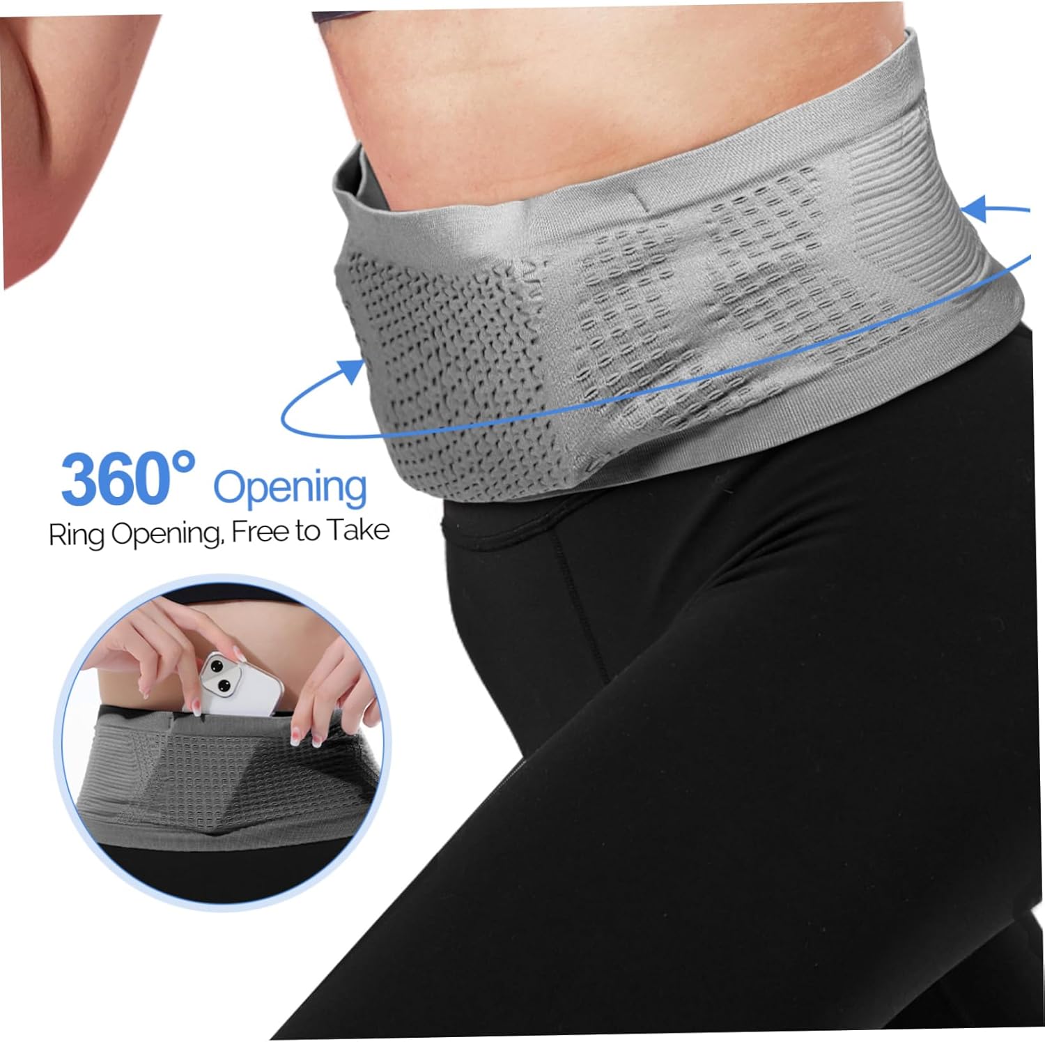 1 Piece Grey Unisex Lightweight Portable for Walking and Outdoor Activities