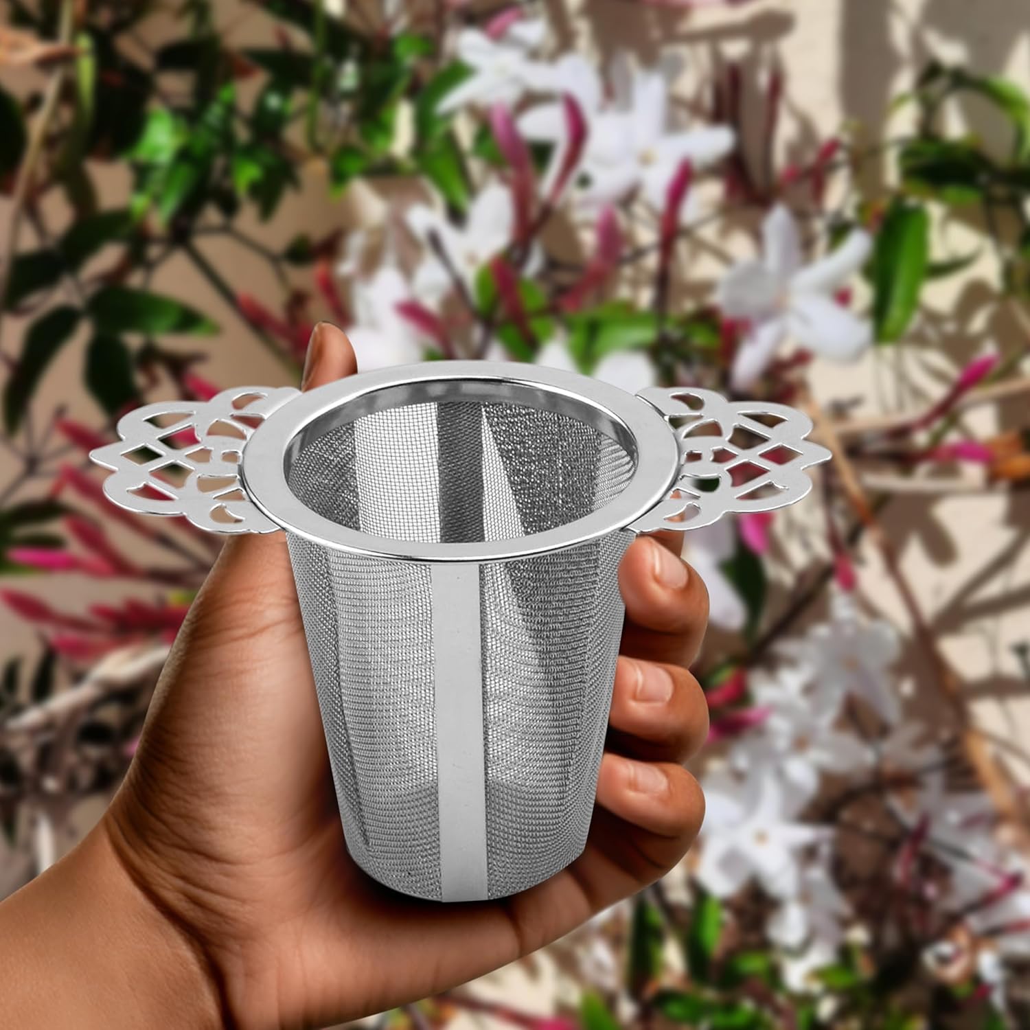 2 Pack Stainless Steel Tea Strainers for Loose Leaf Tea - Reusable Tea Filters
