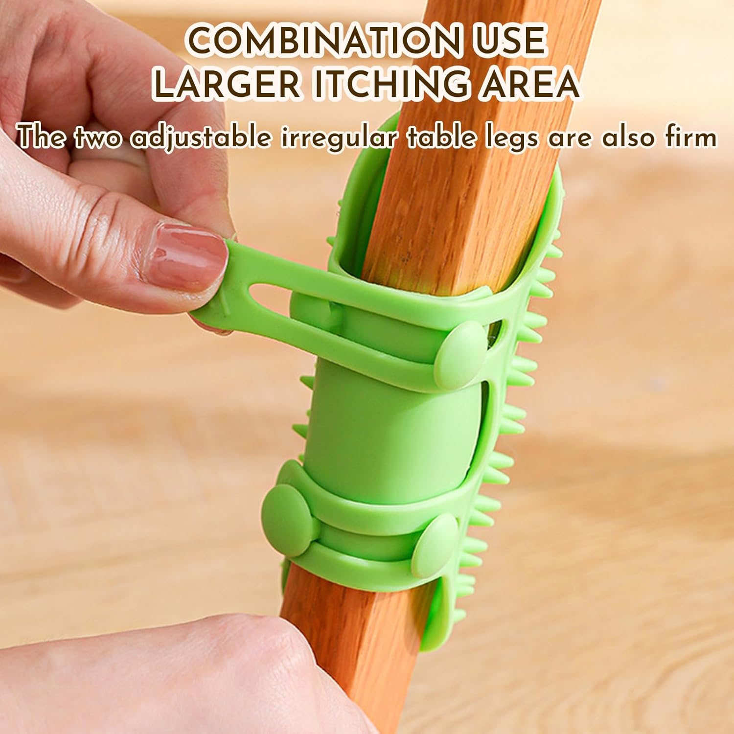 3 Pack Adjustable Silicone Massage Cat Grooming Brush Self-Cleaning Corner Wall Mounted Cat Scratching Comb for Table Legs