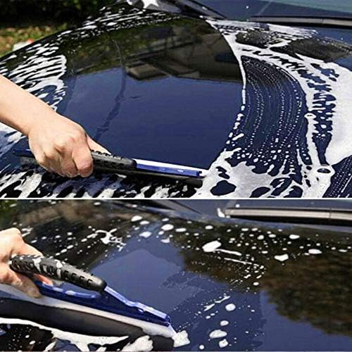 Blue Ice Scrapers 2 Pack - Windshield Ice Scraper for Car Windows - Snow and Ice Removal Tool
