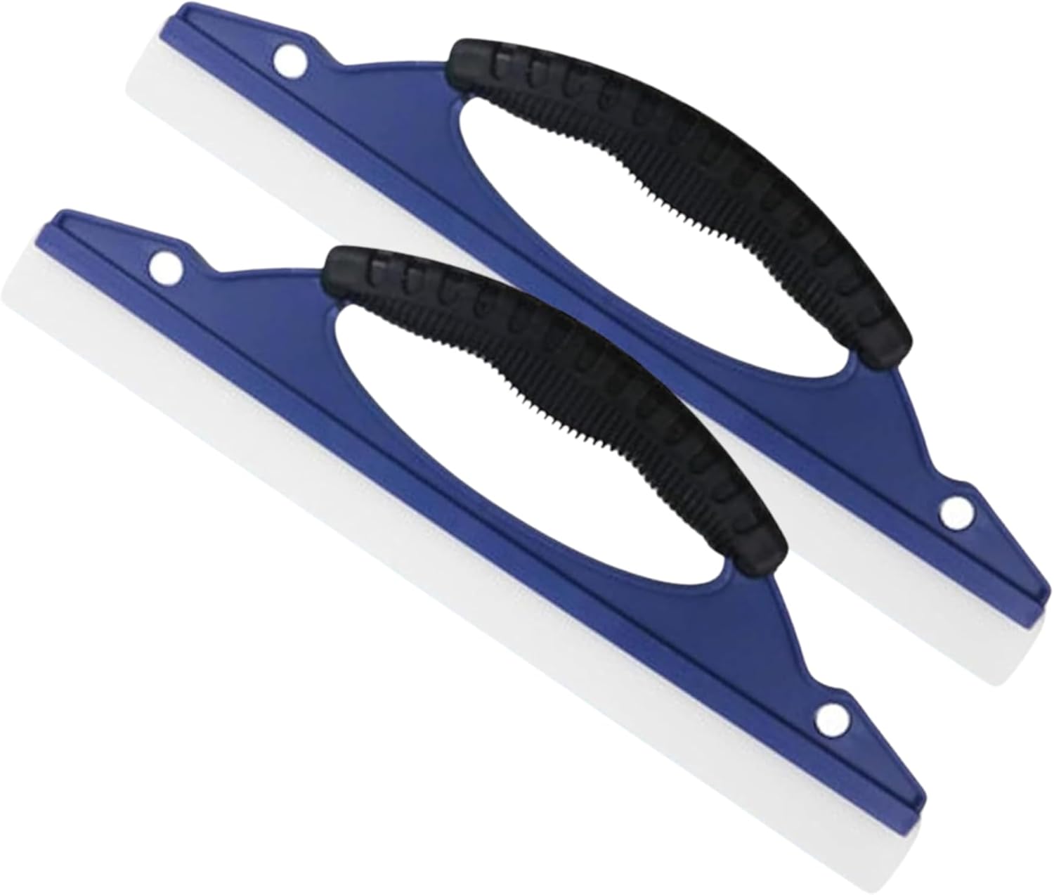 Blue Ice Scrapers 2 Pack - Windshield Ice Scraper for Car Windows - Snow and Ice Removal Tool