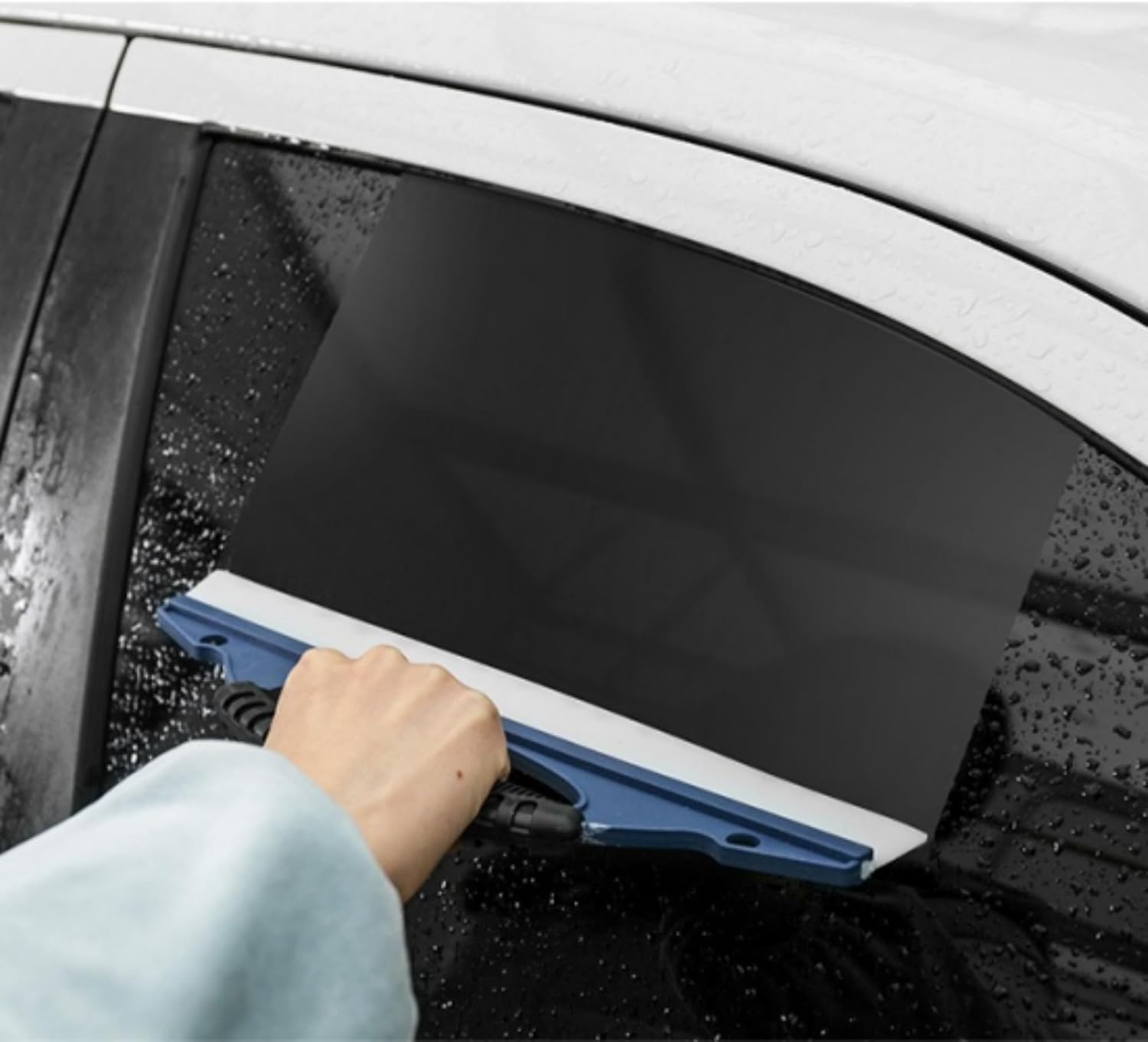 Blue Ice Scrapers 2 Pack - Windshield Ice Scraper for Car Windows - Snow and Ice Removal Tool
