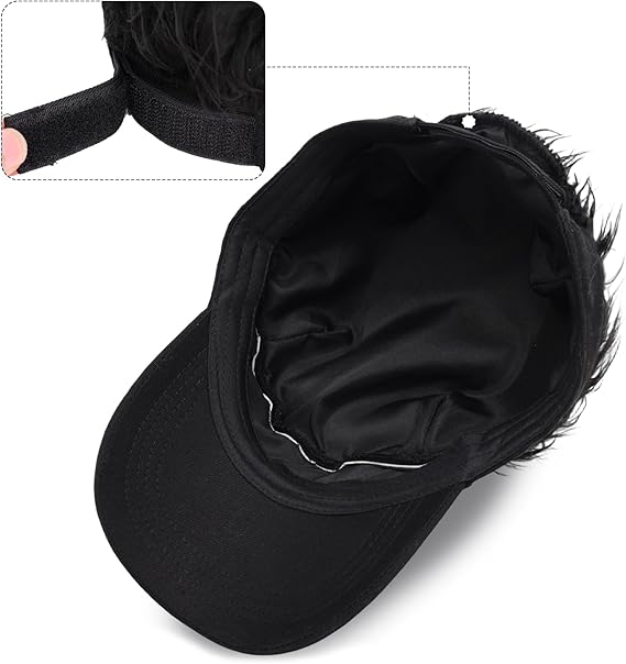 Funny Wig Beanie Winter Hat Adjustable Party & Carnival Accessory Unique Gift Idea