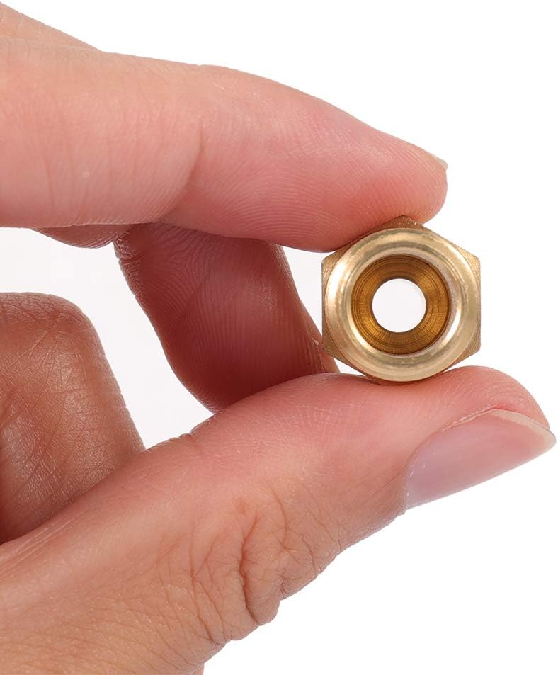 10 Pack 1/4 Inch Adapters/Connectors - General Purpose, Durable & Rustproof