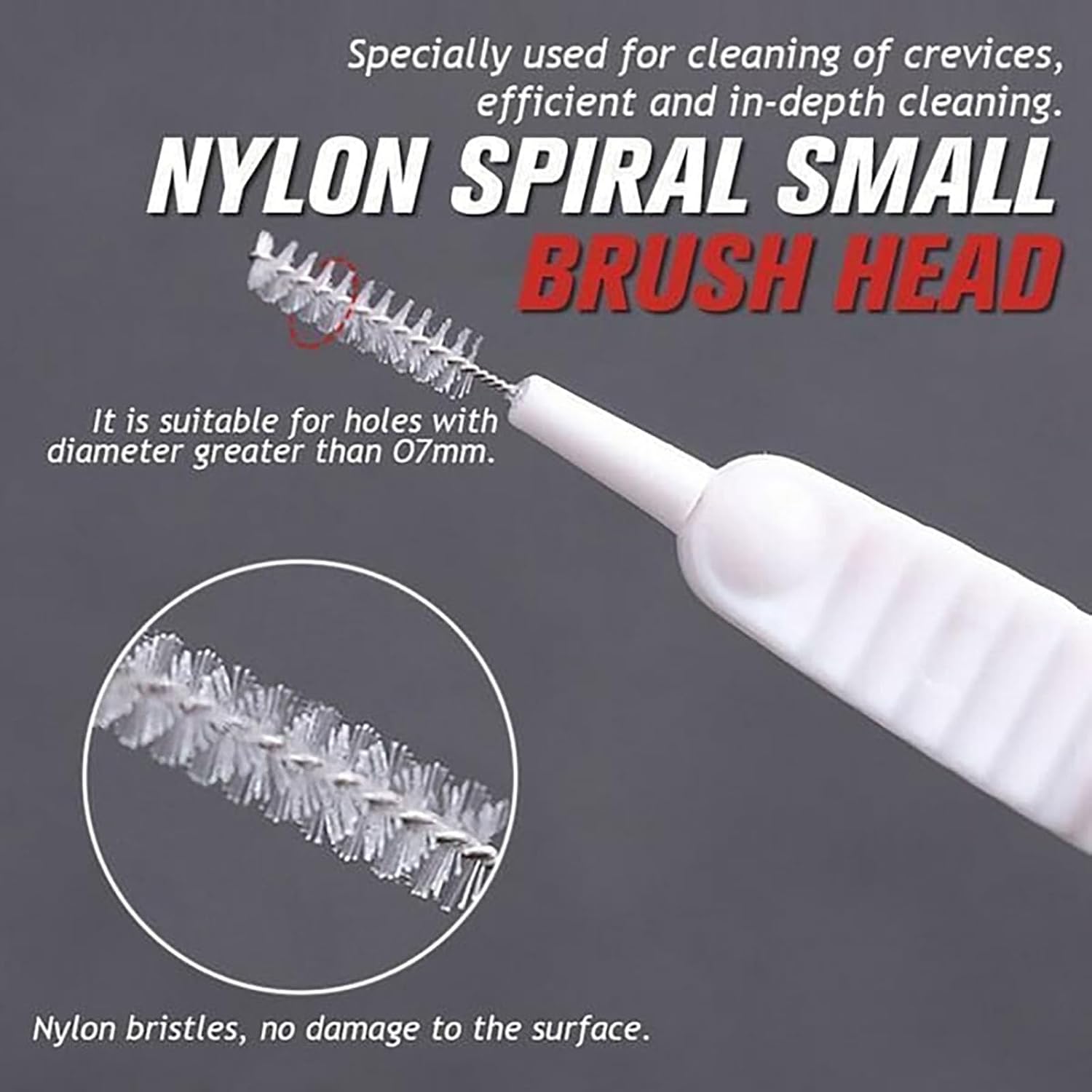 40 Pack Anti-Limescale Precision Cleaning Brushes - Multifunctional Detail Brushes for Small Holes and Crevices