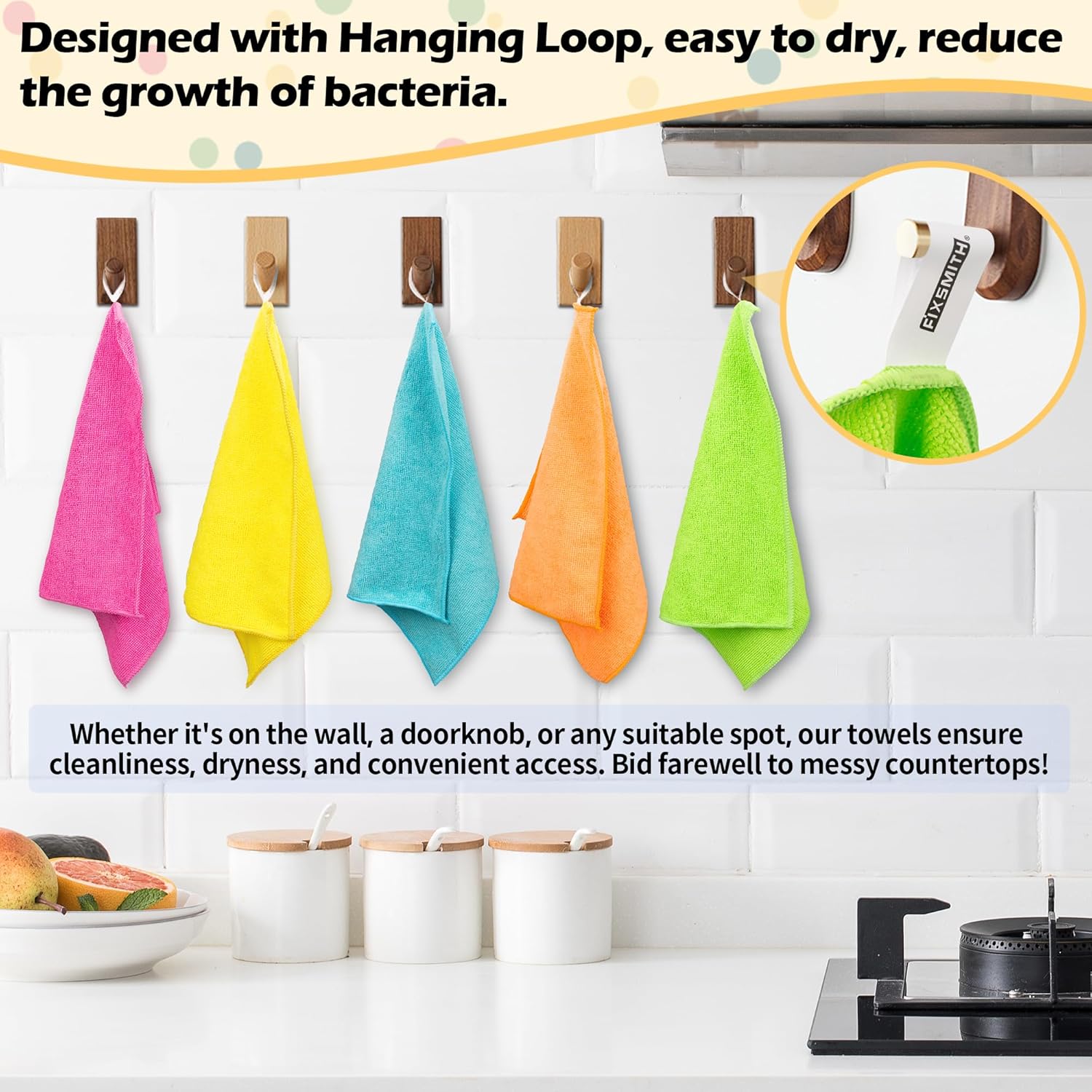 Microfiber Cleaning Cloth, 20 Pack Cleaning Rags& Microfiber Cleaning Cloth Bulk, 100 Pack Shop Towels, Lint-Free Car Wash Towels
