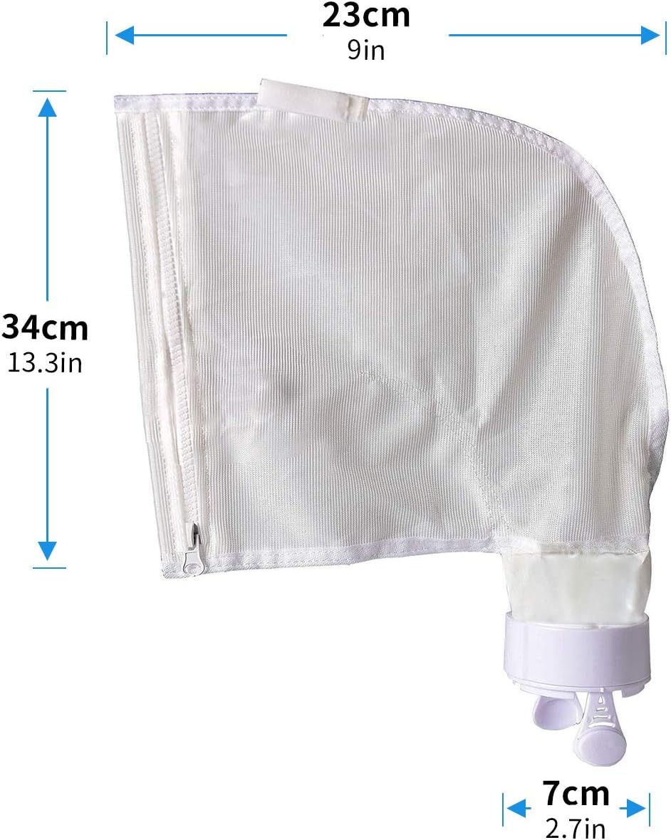 Pool Spa Part Zippered Bag Replacement for Polaris 280，480 Pool Cleaner All Purpose Filter Bag K13 Pack of 3