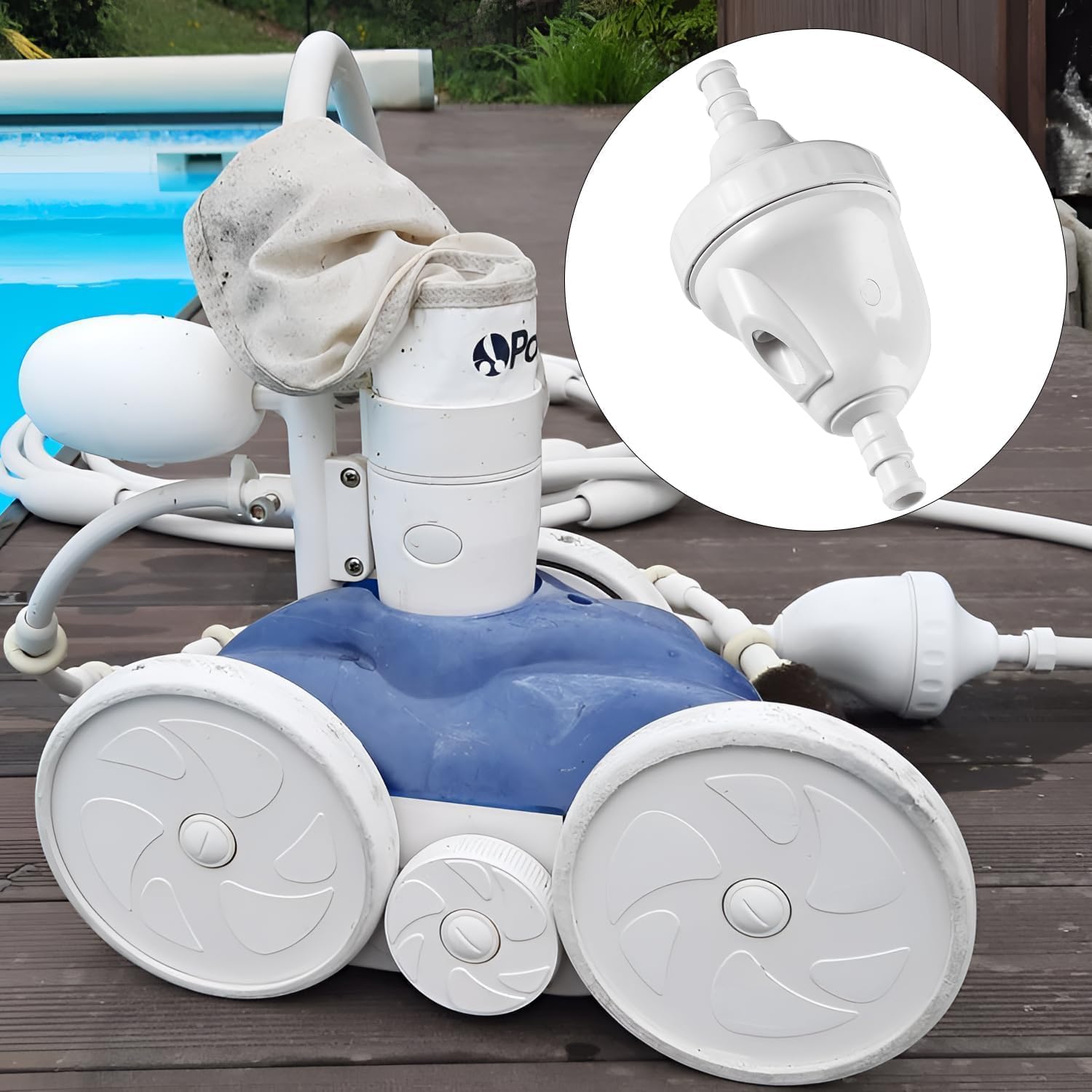 Upgraded G52 Backup Valve Replacement for Polaris Pool Cleaner Parts,Compatible with Zodiac Polaris 180 280 380 480 3900 Pool Cleaners 1, White