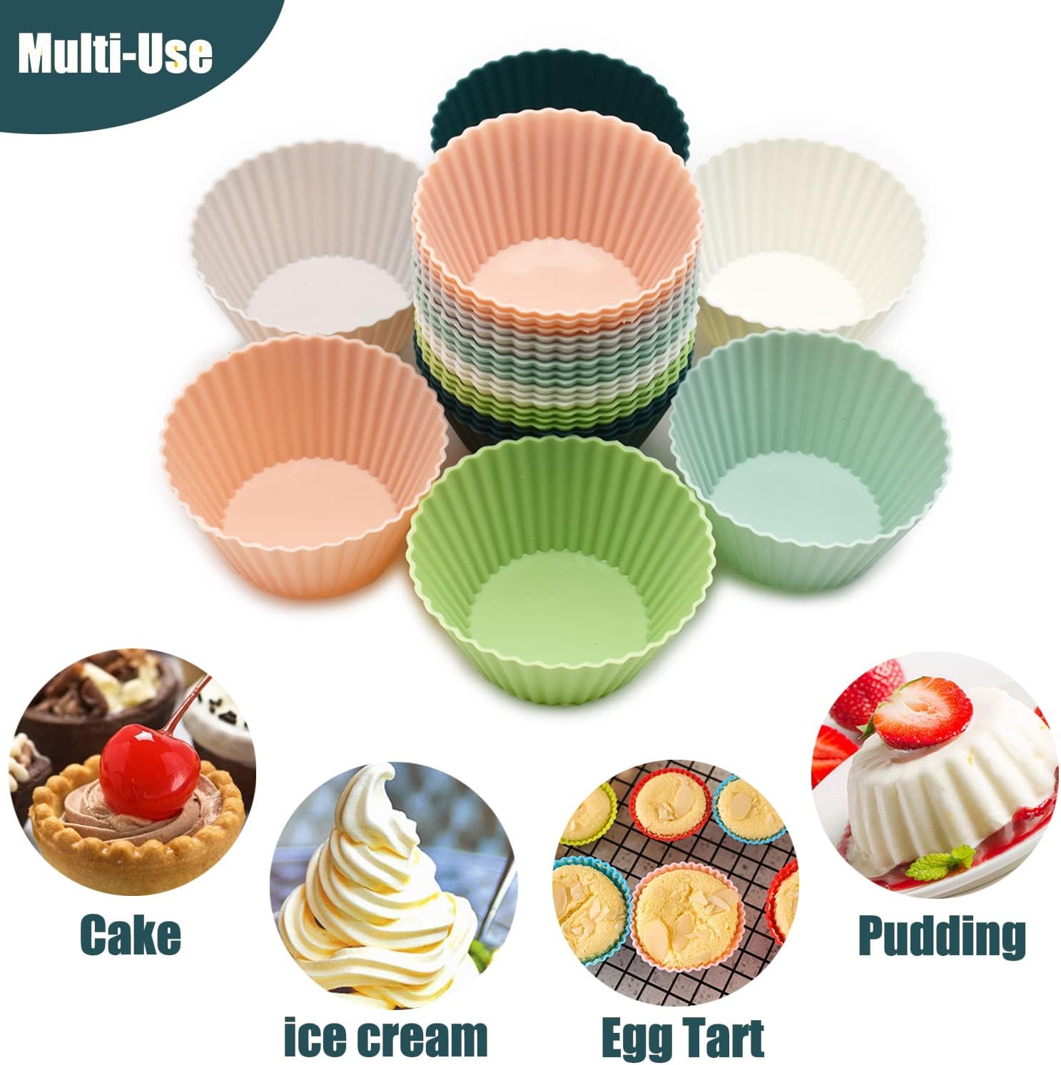 Cupcake Liners Standard Baking Cups Muffin Paper Cases