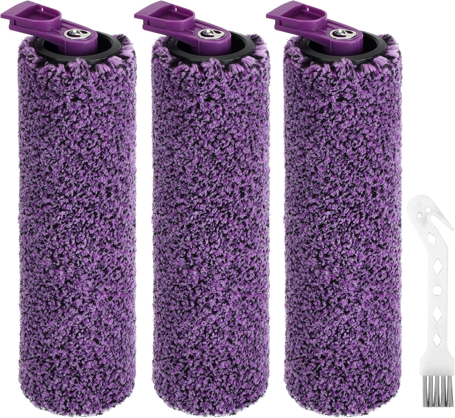 SD201 Brush Roller Shark Mop: Compatible with Shark Steam Pickup 3-in-1 Steam Mop SD200 SD201C SD201Q SD205 Models - Roll Brush 1 Cleaning Tool Replacement Parts Accessories Kit for Months 3 Pack
