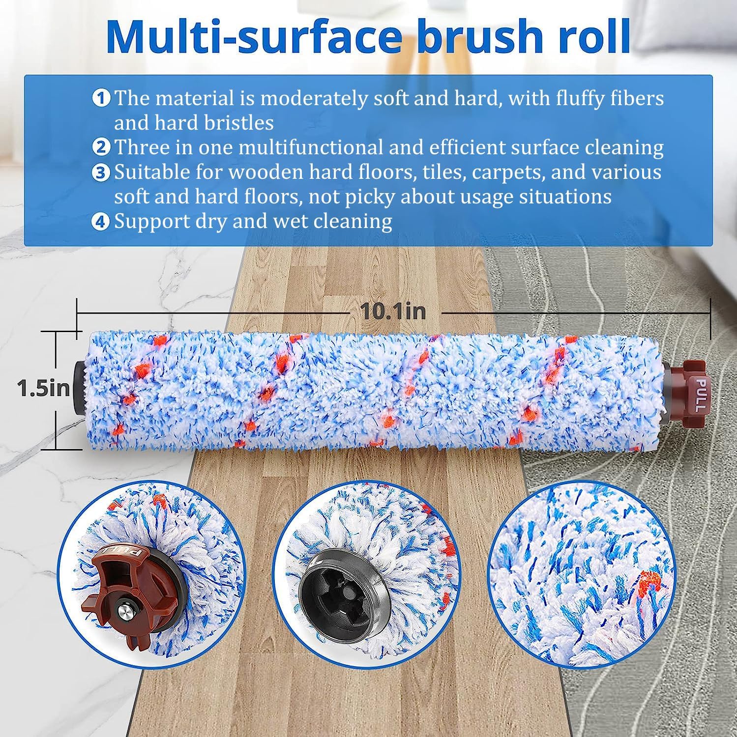 Filter Brush Replacement Compatible with Bissell CrossWave