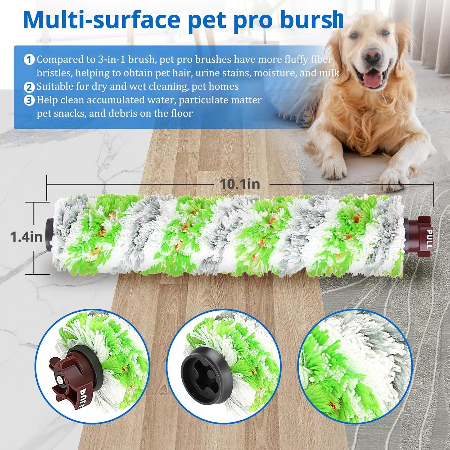 Filter Brush Replacement Compatible with Bissell CrossWave
