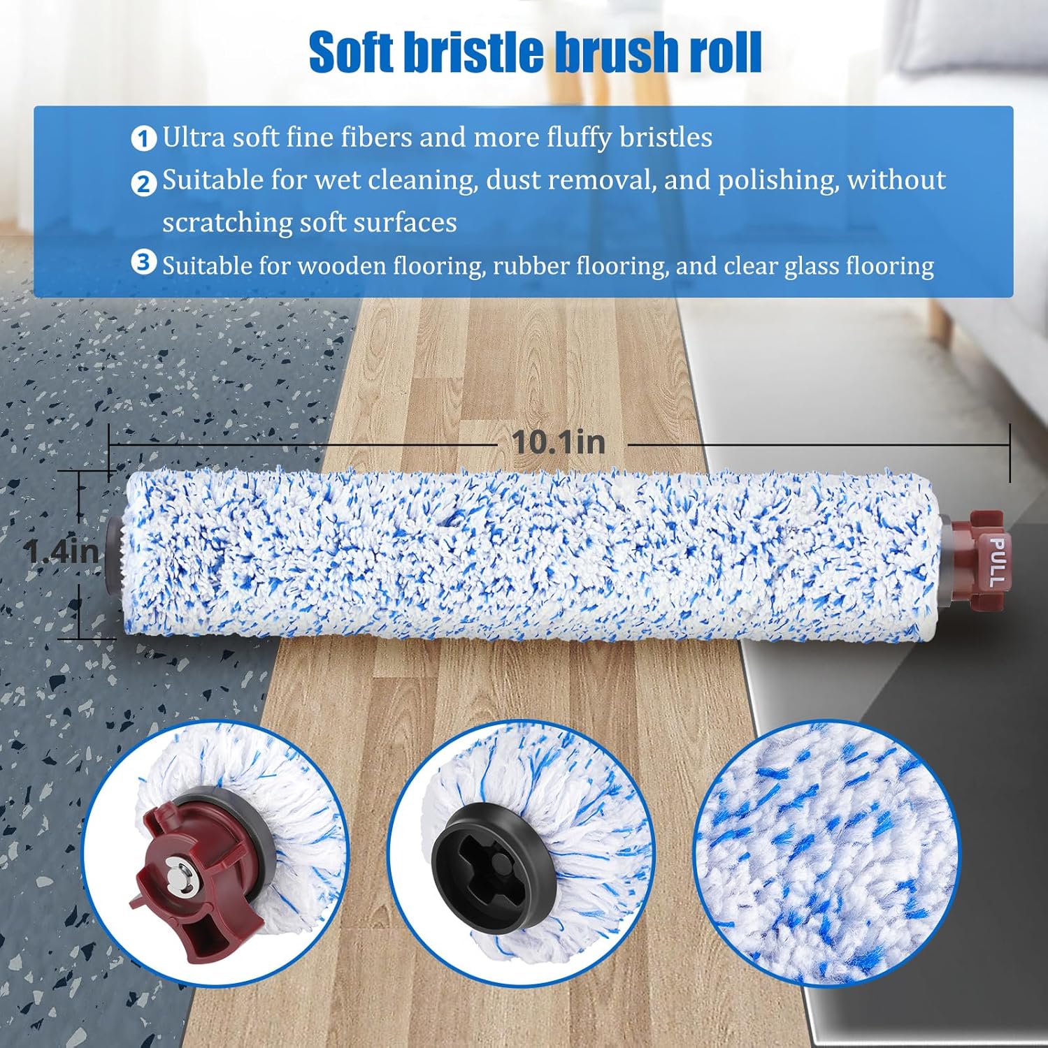 Filter Brush Replacement Compatible with Bissell CrossWave