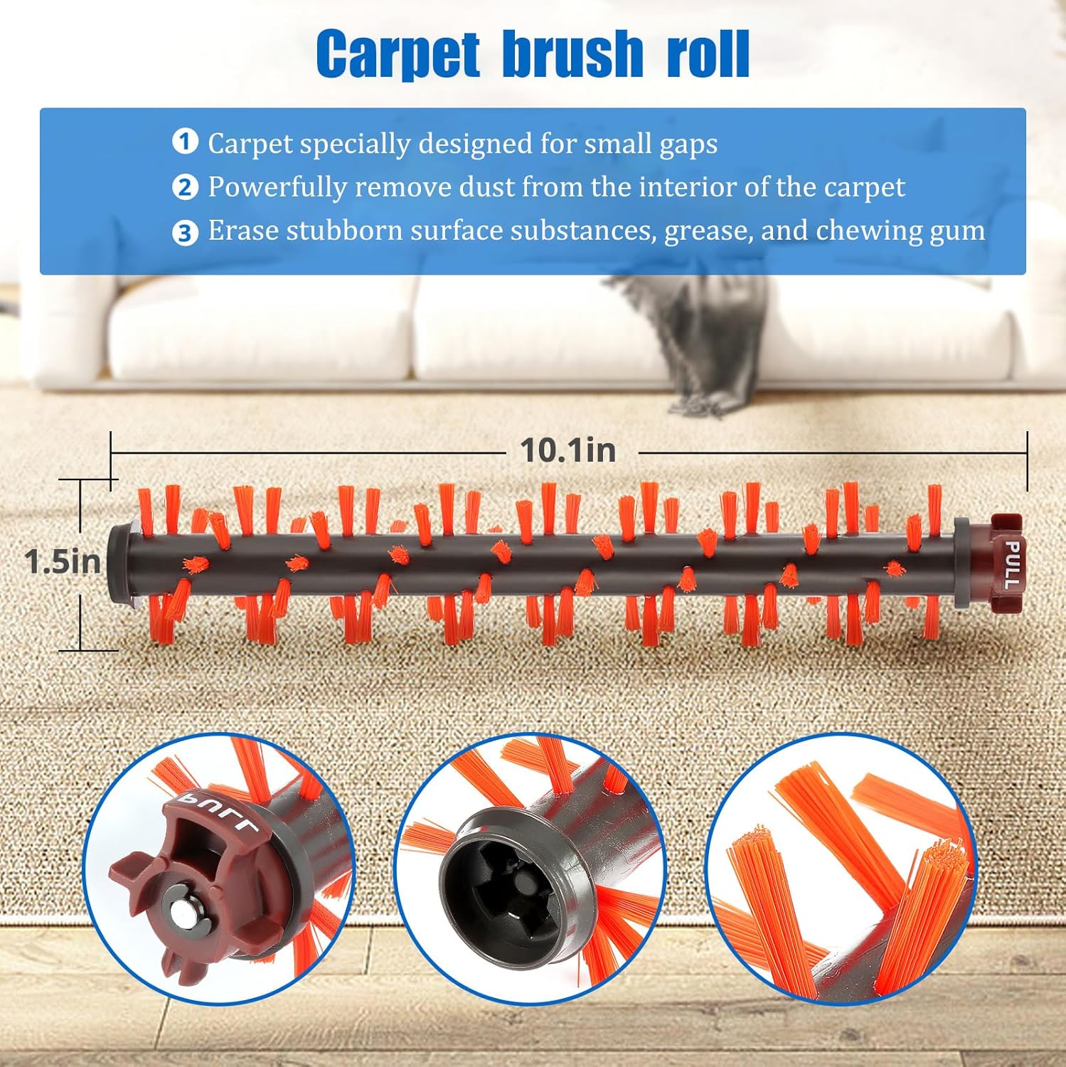 Filter Brush Replacement Compatible with Bissell CrossWave