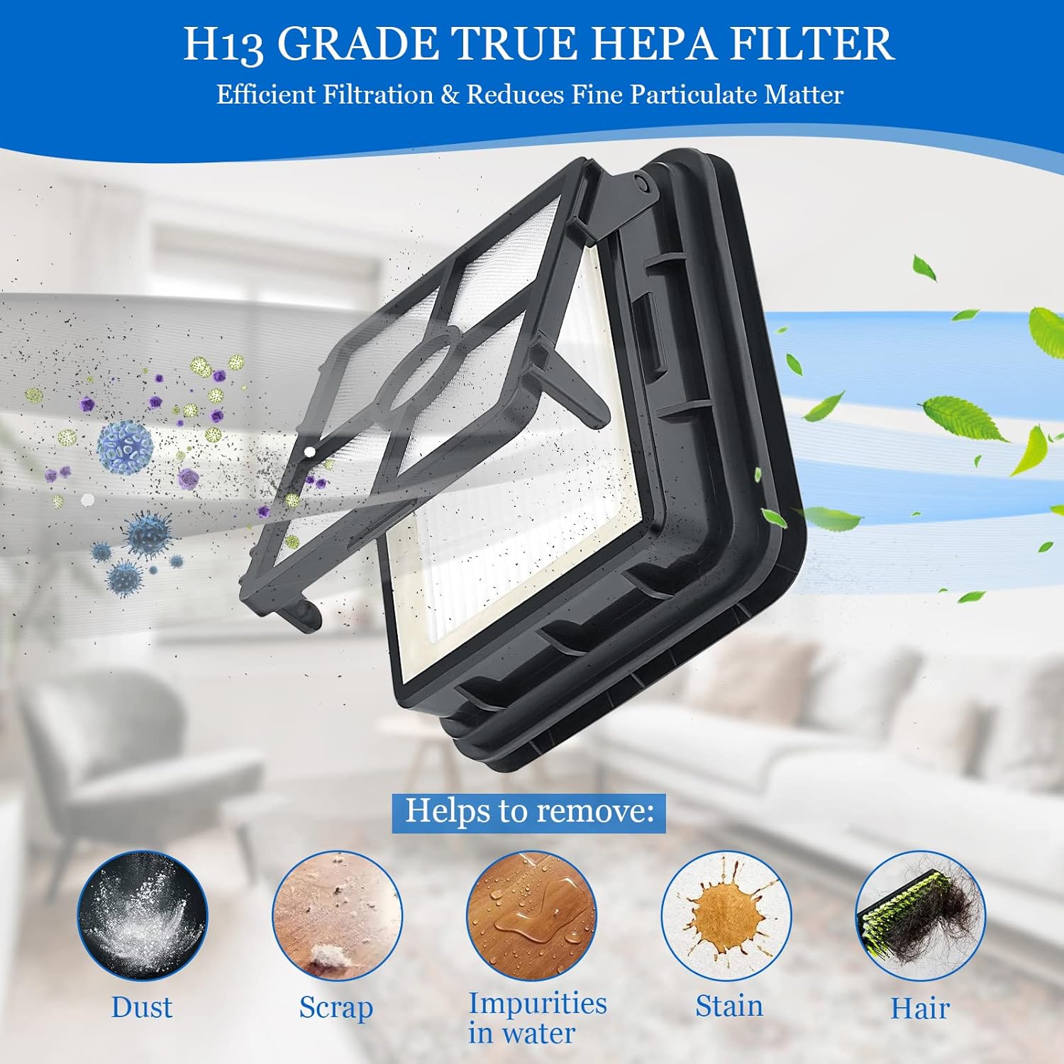 Filter Brush Replacement Compatible with Bissell CrossWave