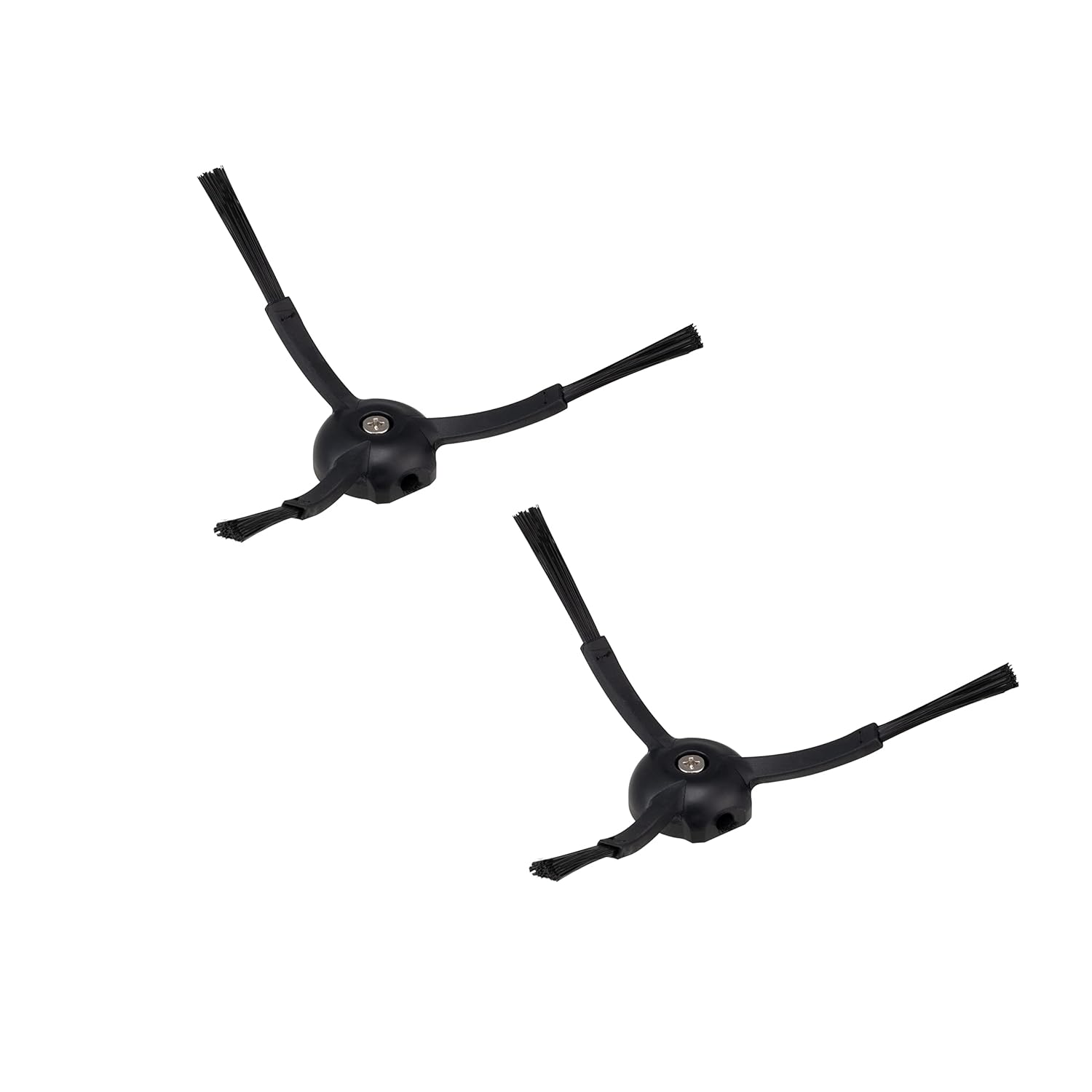 Side Brushes Replacement 2 Pieces for S8 Pro Ultra, S7 Max Ultra, Qrevo, Qrevo Slim, Series of S7 MaxV/S7/Q7Max/Q8 Max/S8/Q7/Q5/S6/S5/S4/E5/E4/E3/E2 Robot Vacuum Cleaner, Black