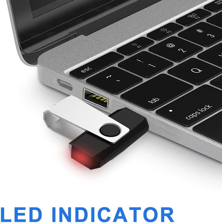 16GB 3 Pack USB Flash Drive 16GB USB Stick Bulk USB Drive 2.0 USB Key USB Thumb Drive Flash Drives 16gb Memory Stick for Computer Black,3 pcs