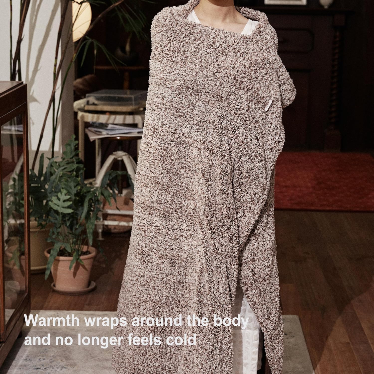 Heated Blanket Electric Throw 50" x 60" -Heated Throw Blanket with 5 Heating Levels & 3 Hours Auto Off,Machine Washable,ETL & FCC Certification,Over-Heat Protect Racoon