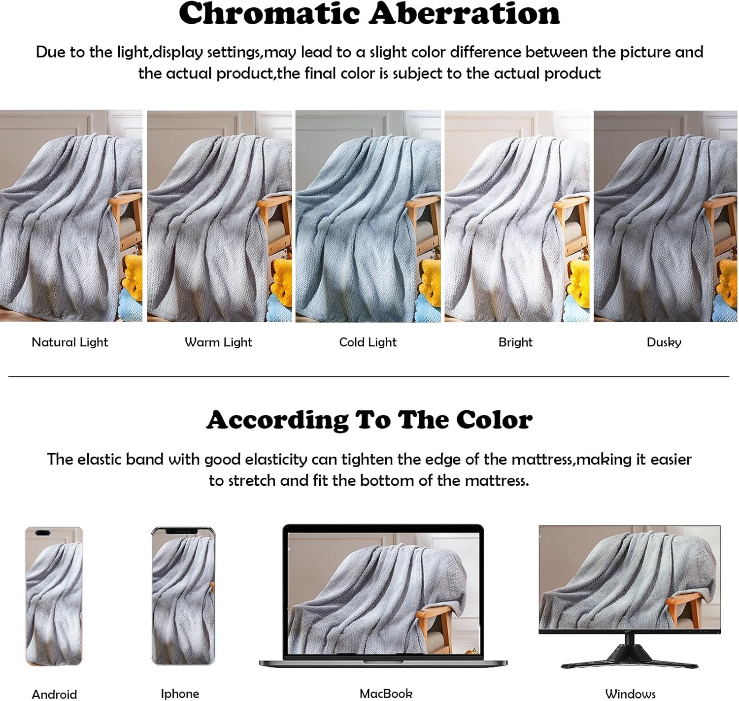 Super Soft Throw Size Blanket Grey Premium Silky Flannel Fleece Leaves Pattern Lightweight Bed Blanket All Season Use Grey, Throw 50"x60"