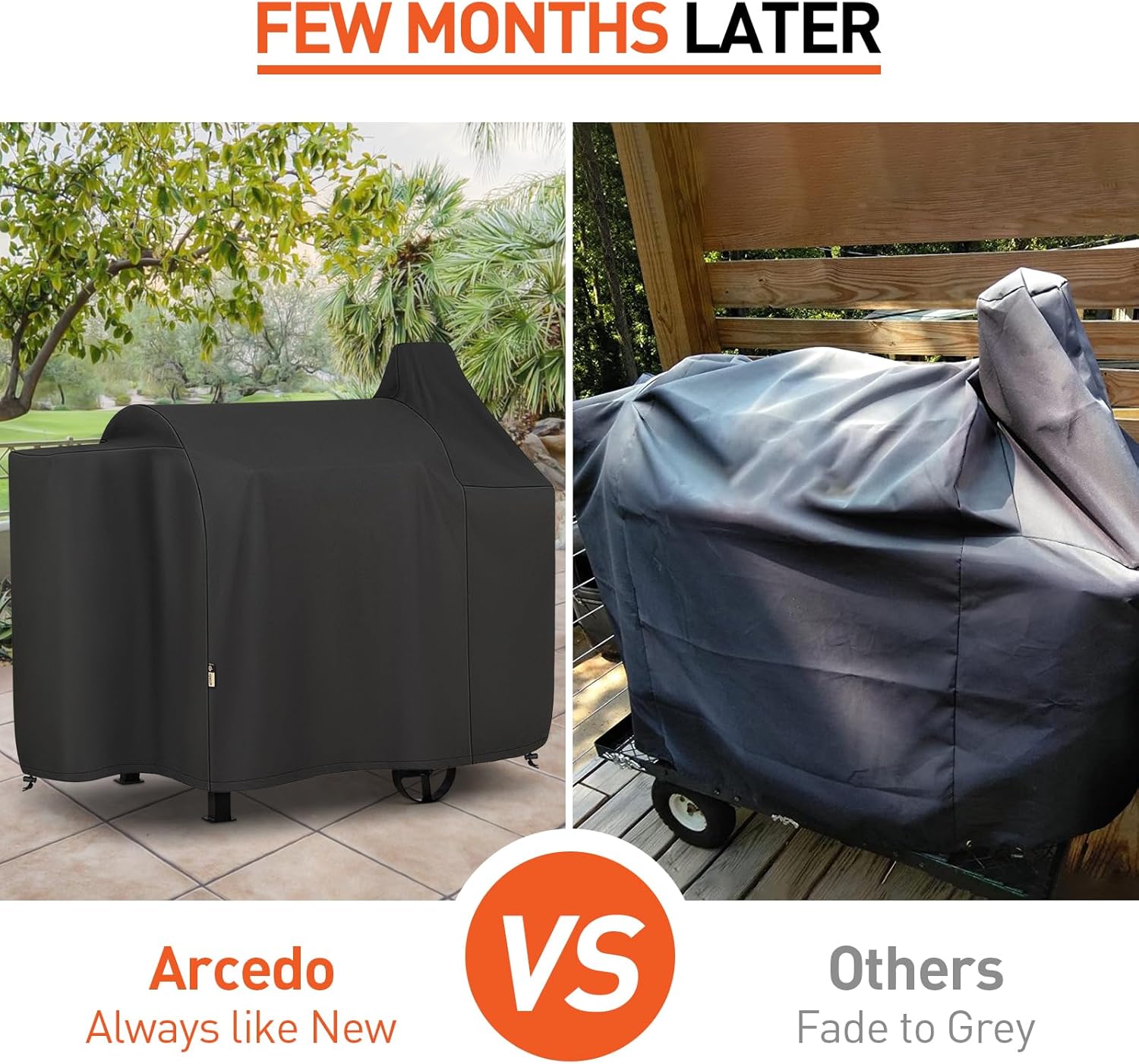 Grill Cover Compatible with Pit Boss 820 Deluxe, Pro Series 850, Heavy Duty Waterproof Wood Pellet Smoker Covers for Pitboss 820D, PB820FB, 820XL, 820D3, 820SC, 820PS1, All Weather Protection