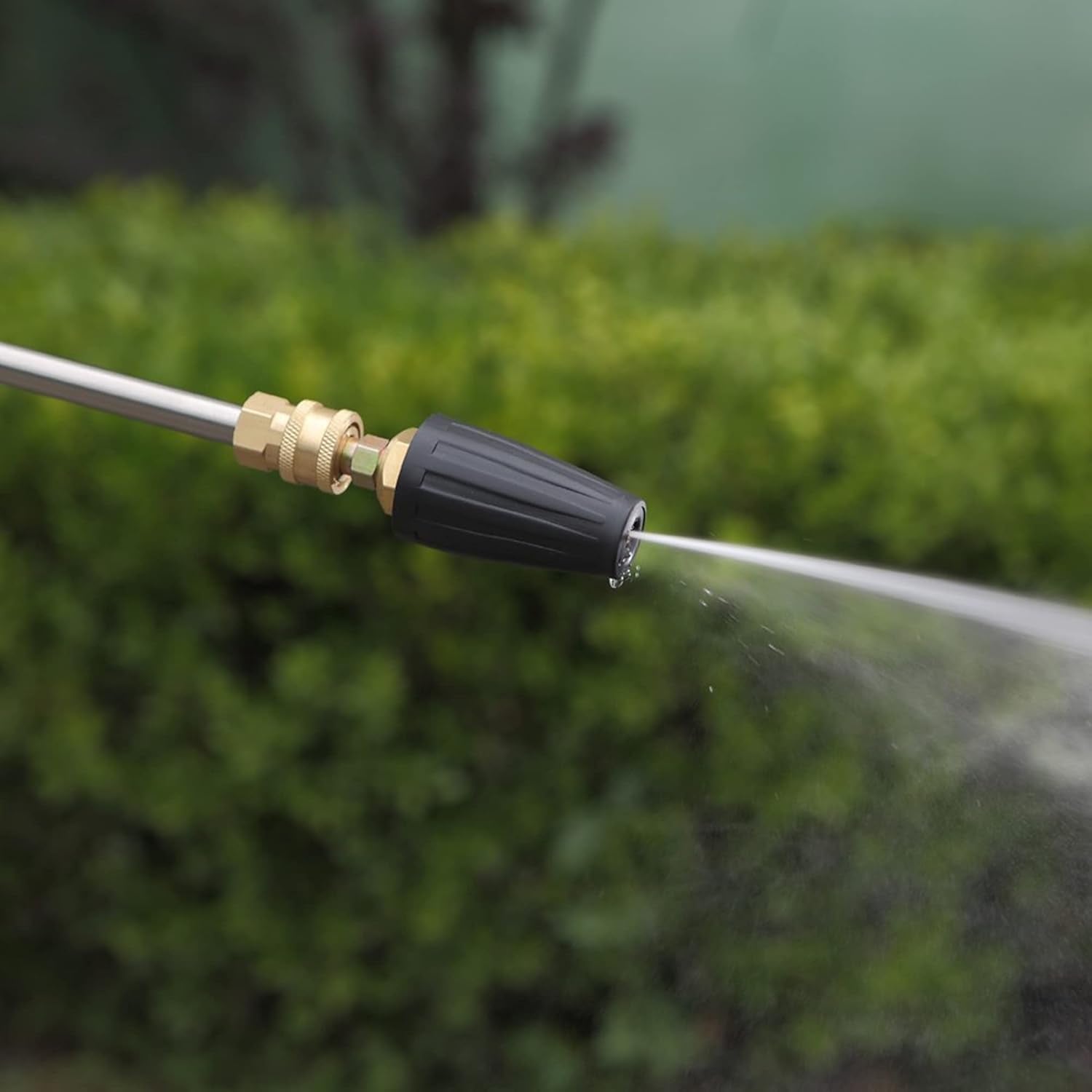 4000 PSI Rotating Turbo Nozzle Set, 1/4 Inch, With 5 Tips for Pressure Washer, Orifice 3.0