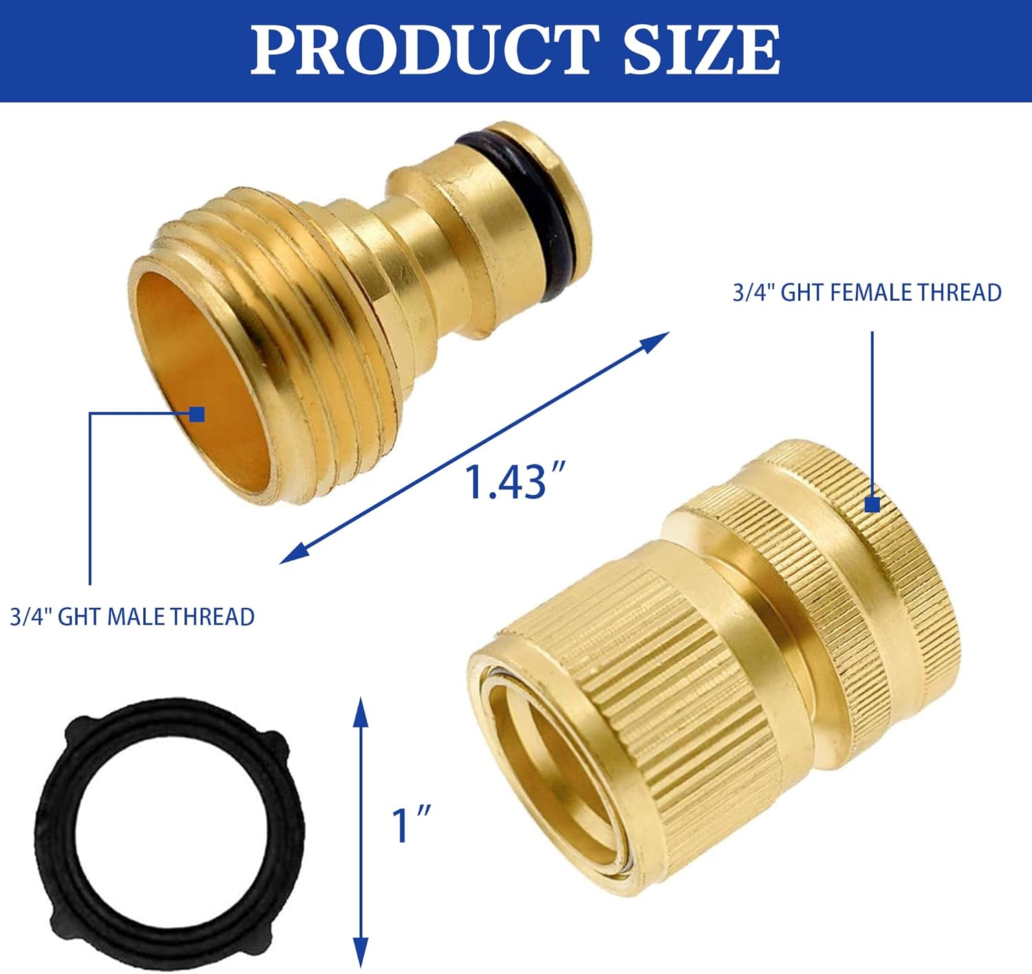 Garden Hose Repair Kit + Hose Quick Connector
