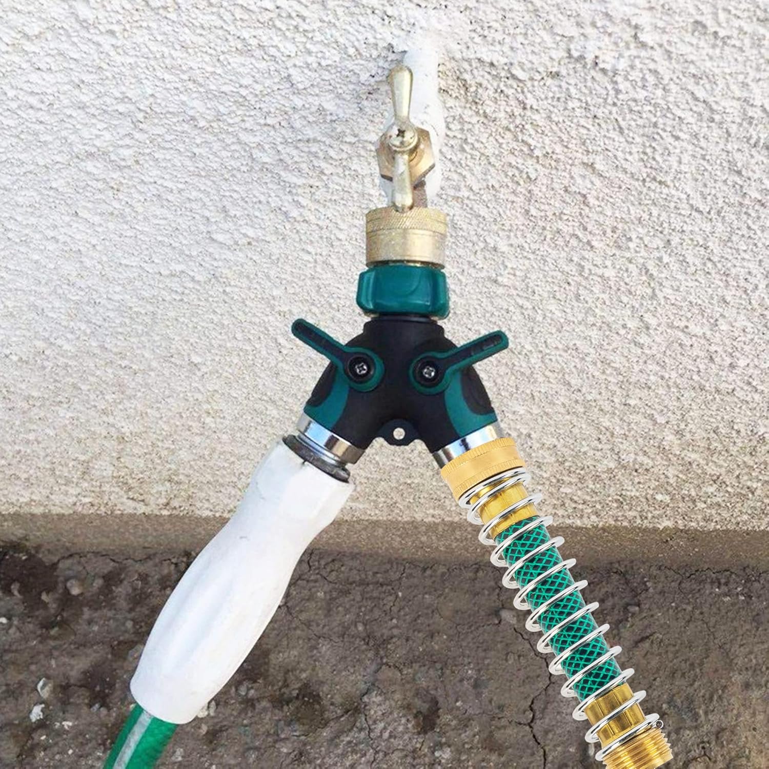 Garden Hose Adapter + Hose Protector