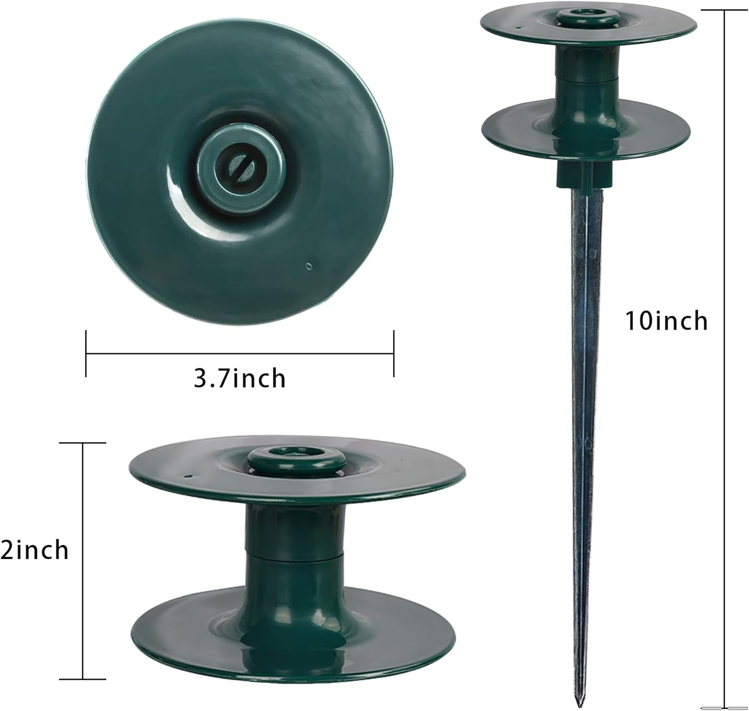 50 FT Distribution Tubing + Garden Hose Guide Spike