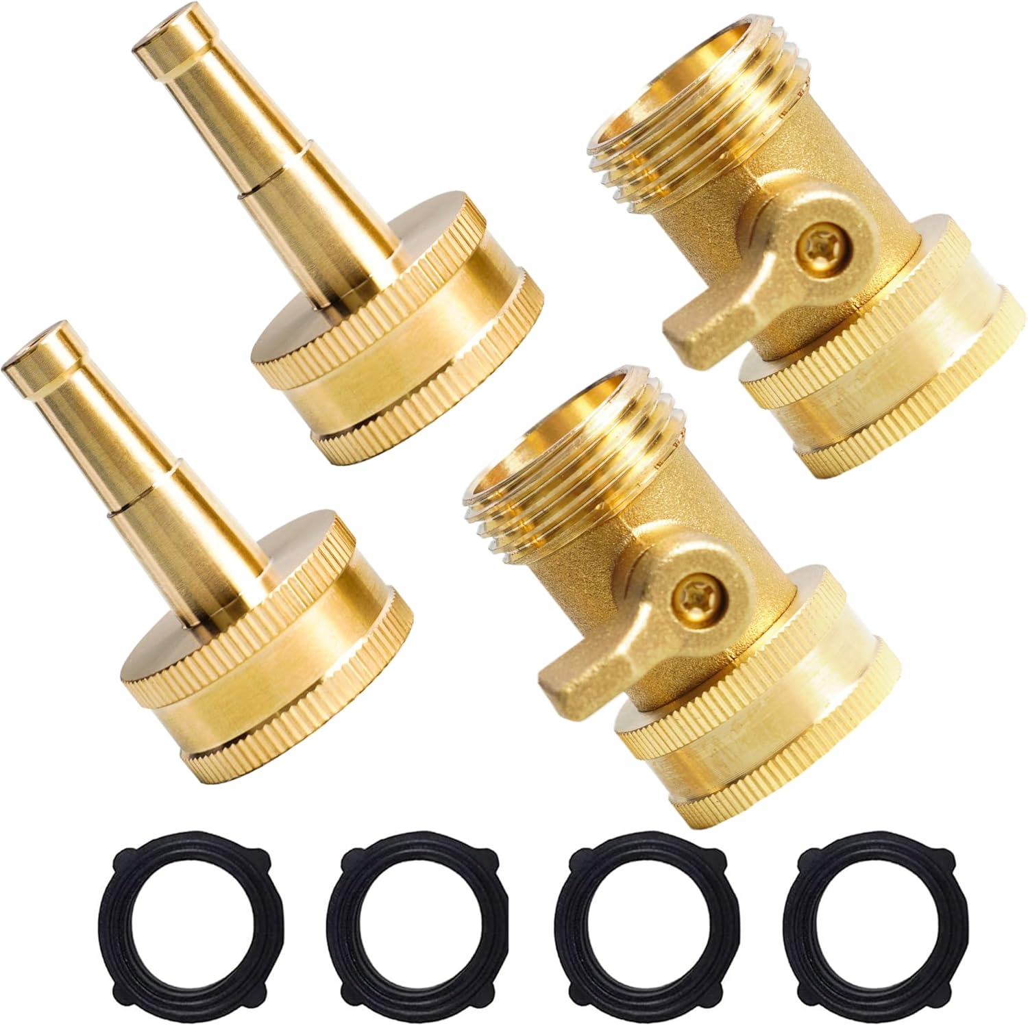 Garden Hose Repair Kit + Jet Nozzle Hose Shutoff Valve