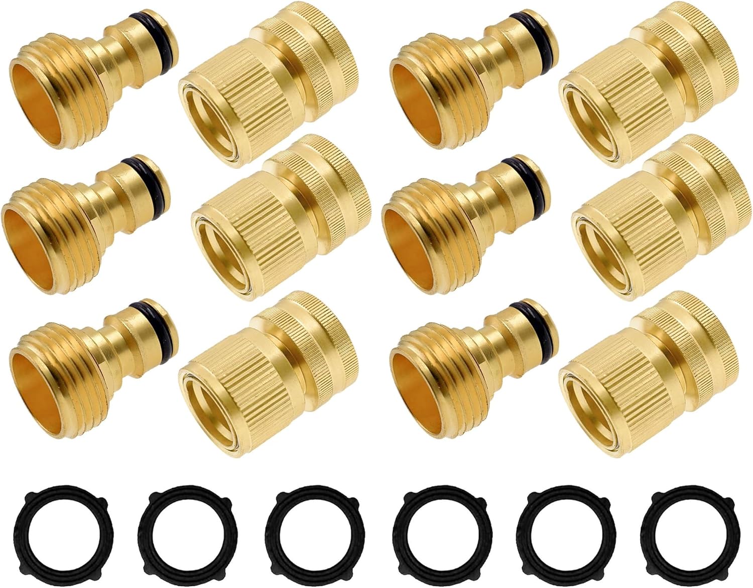 Garden Hose Repair Kit + Garden Hose Quick Connector Kit