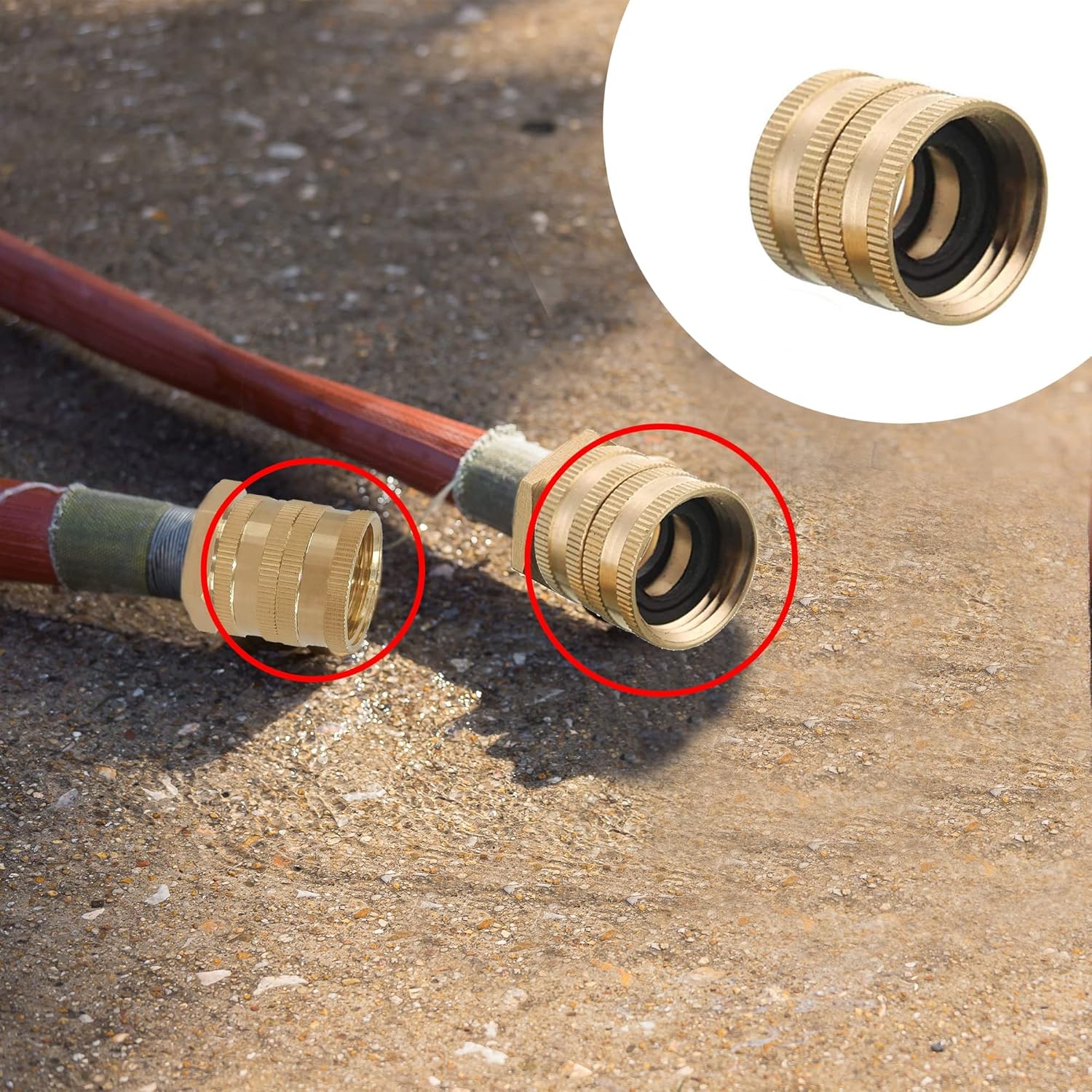 Garden Hose Adapter + Pex Brass Full Port Shut Off Ball Valve