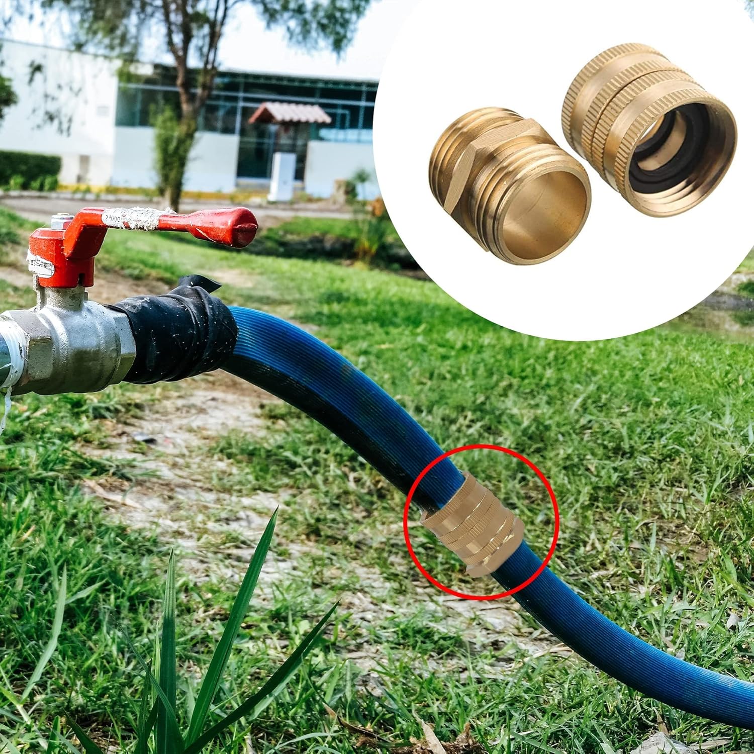 Garden Hose Adapter + Garden Hose Repair Kit