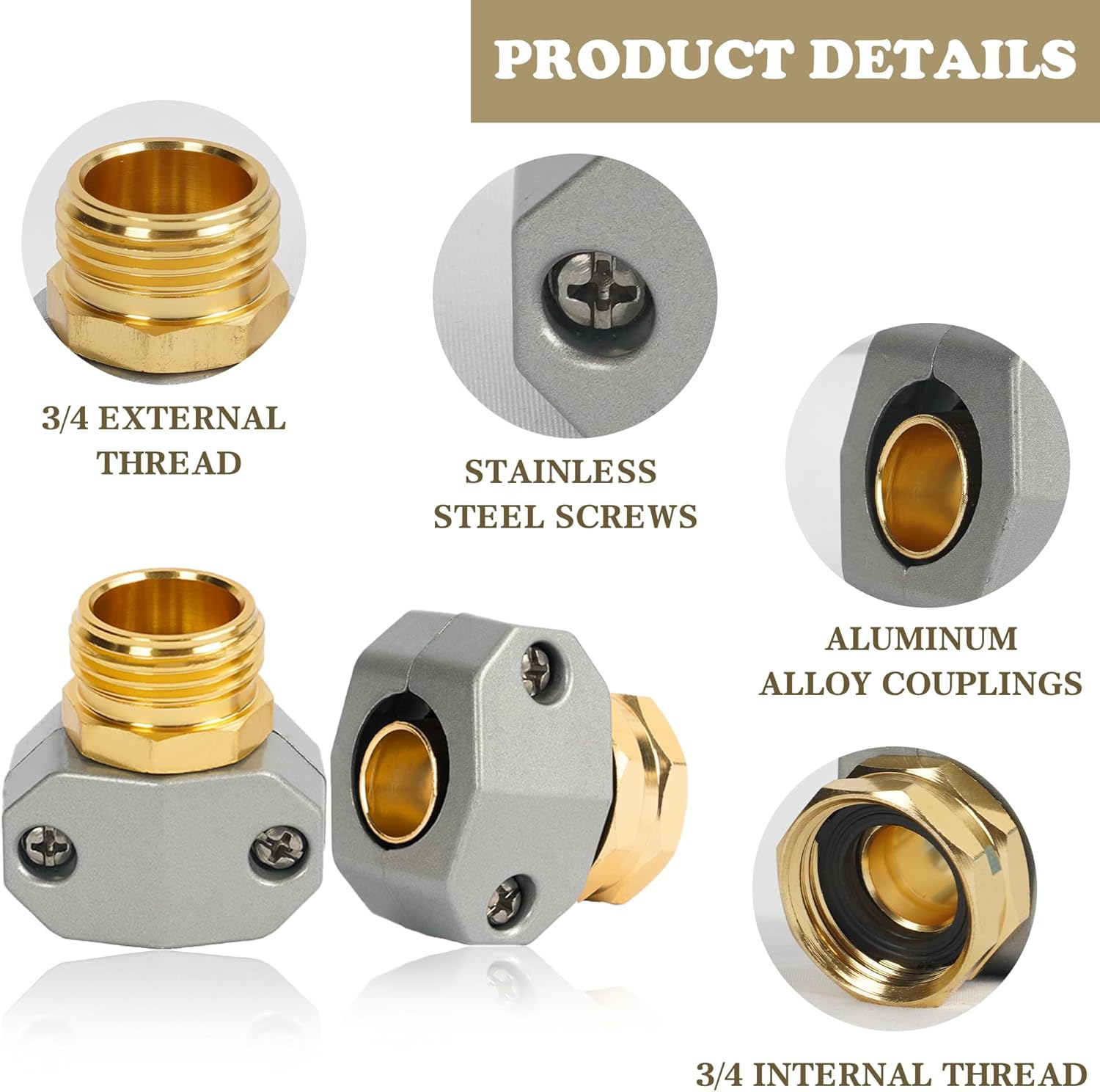Garden Hose Adapter + Garden Hose Repair Kit
