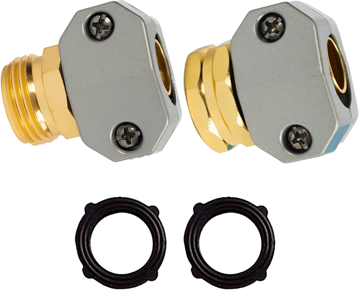 Garden Hose Quick Connector + Garden Hose Repair Kit