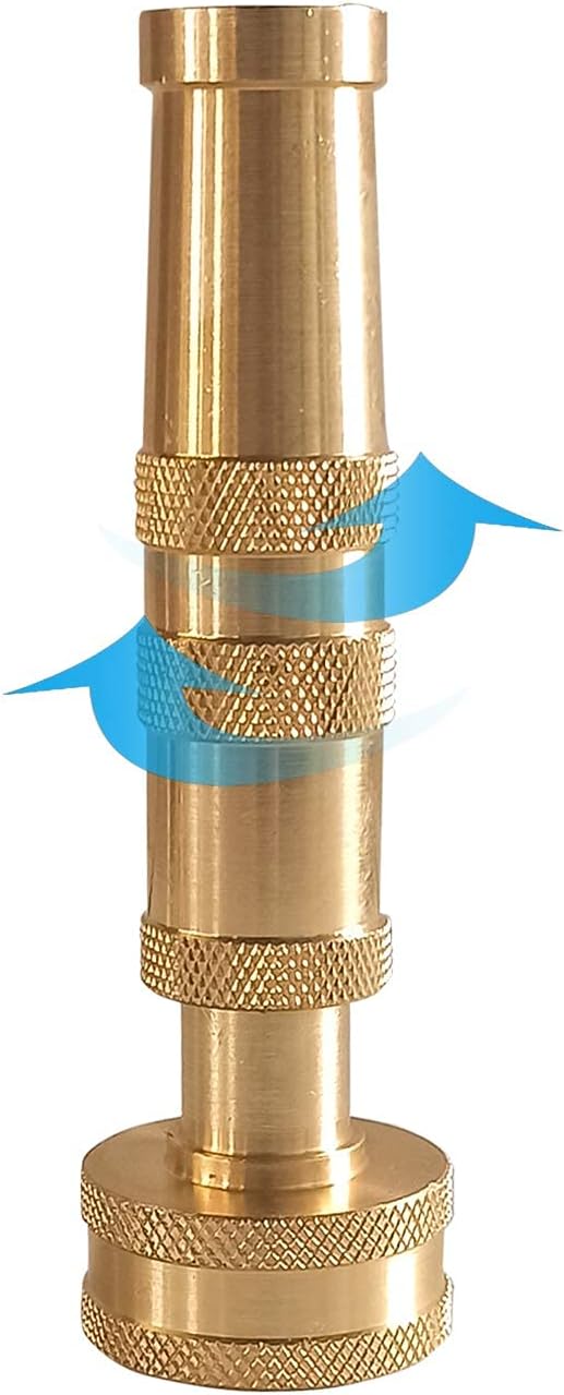 4" Twist Hose Nozzle + 90 Degree Garden Hose Elbow Connectors