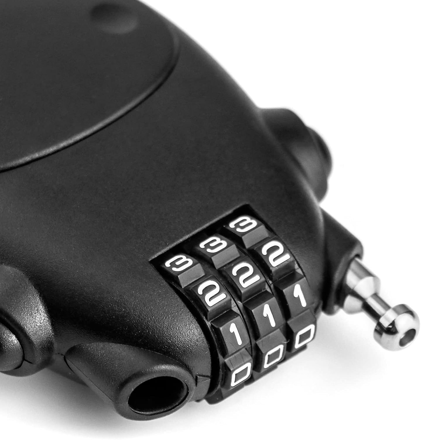 Retractable Cable Lock, 4 Pack Security Password Lock Steel Cable Luggage Locks