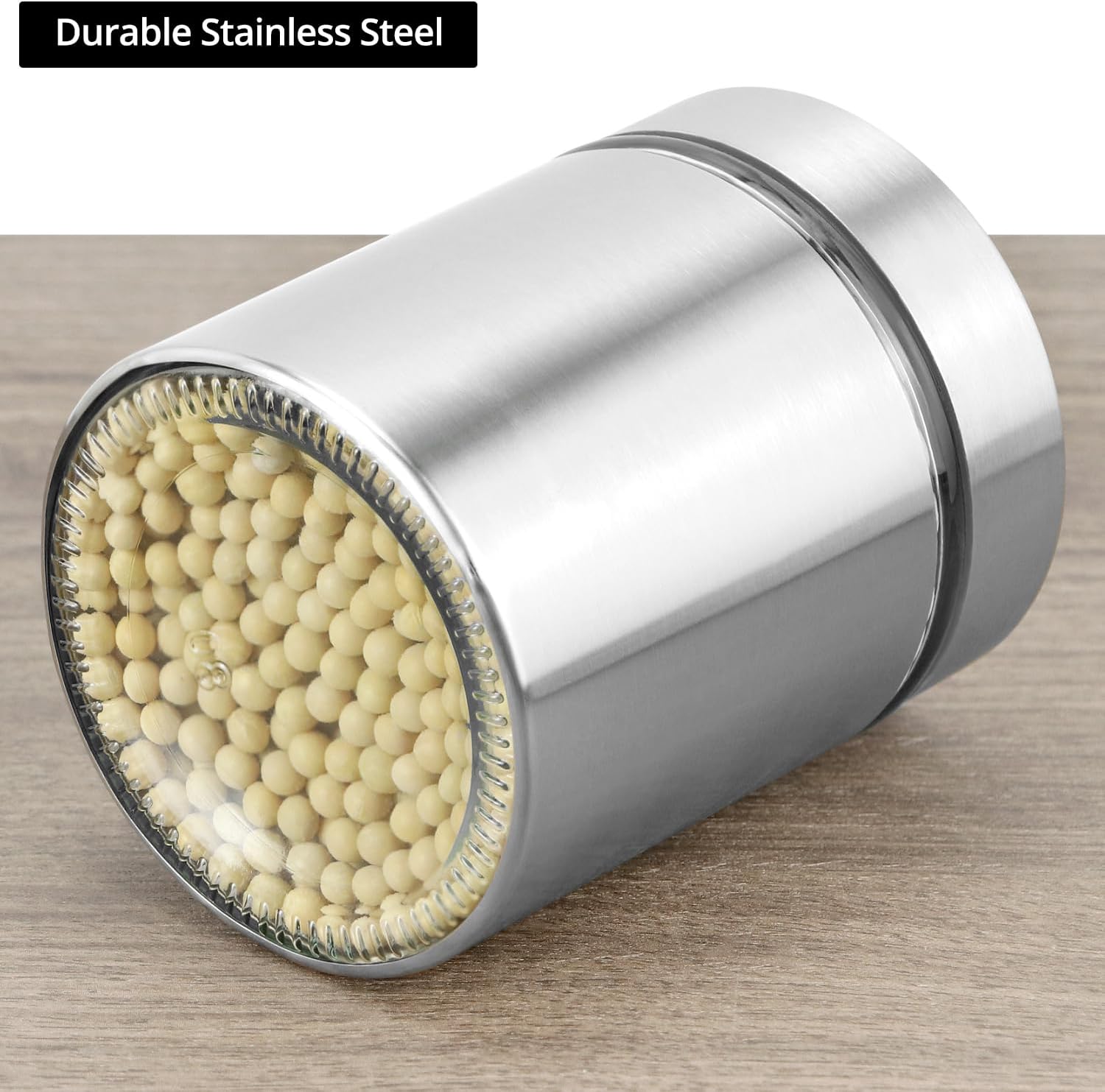 6 Pack 20 oz Stainless Steel Glass Kitchen Canisters Set, Airtight Food Storage Containers with Window, for Flour Cookies Spices Grains