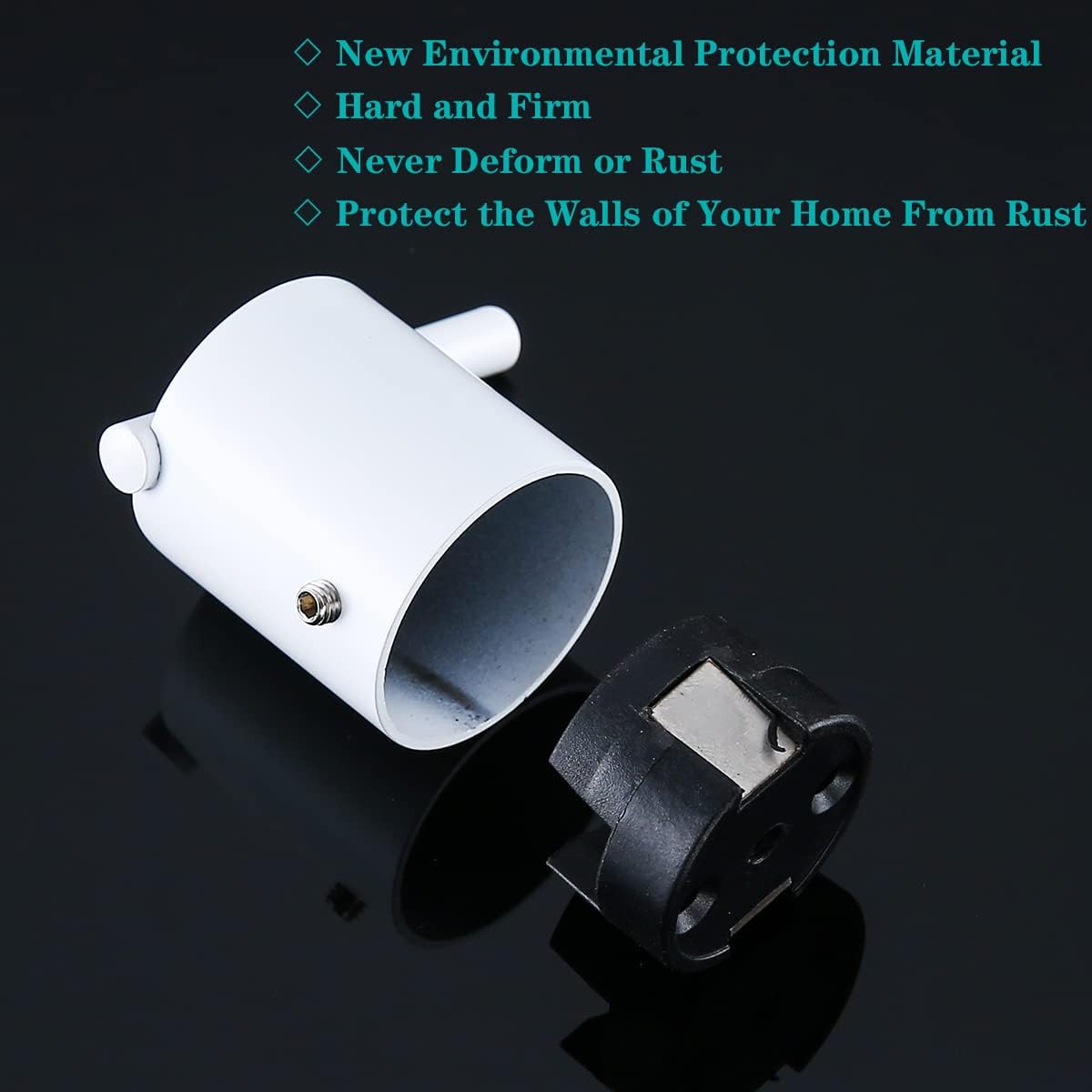 Towel Hooks White Wall Hooks Individual Coat Hooks Stainless Steel Hand Towel Holder Modern Metal Robe Hook for Bathroom Kitchen Wall Mounted 2 Pack