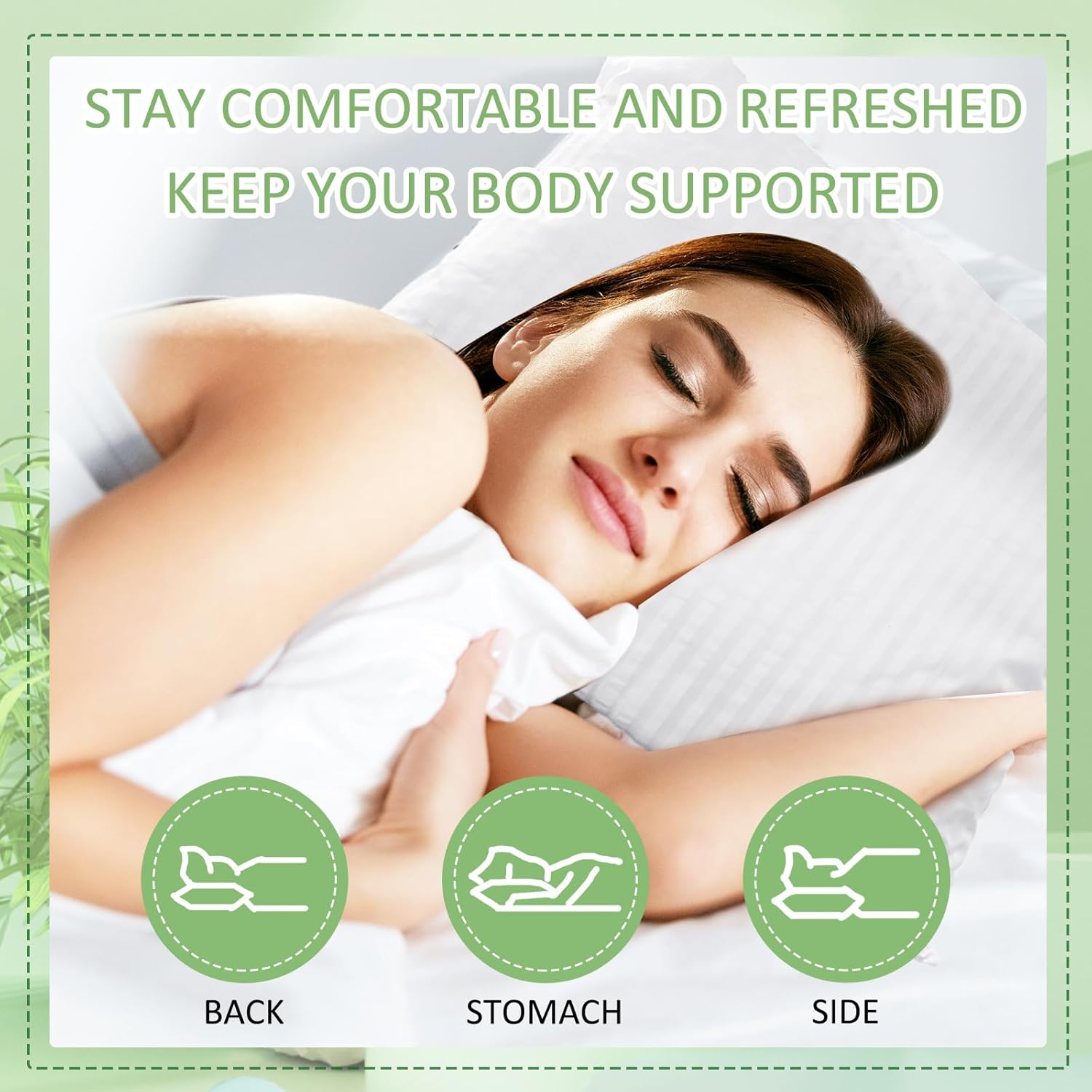 20 Pcs Standard Bed Pillows for Sleeping Soft Down Alternative Hotel Bedding Pillows Inserts for Stomach Side and Back Sleepers 20 x 26 Inch