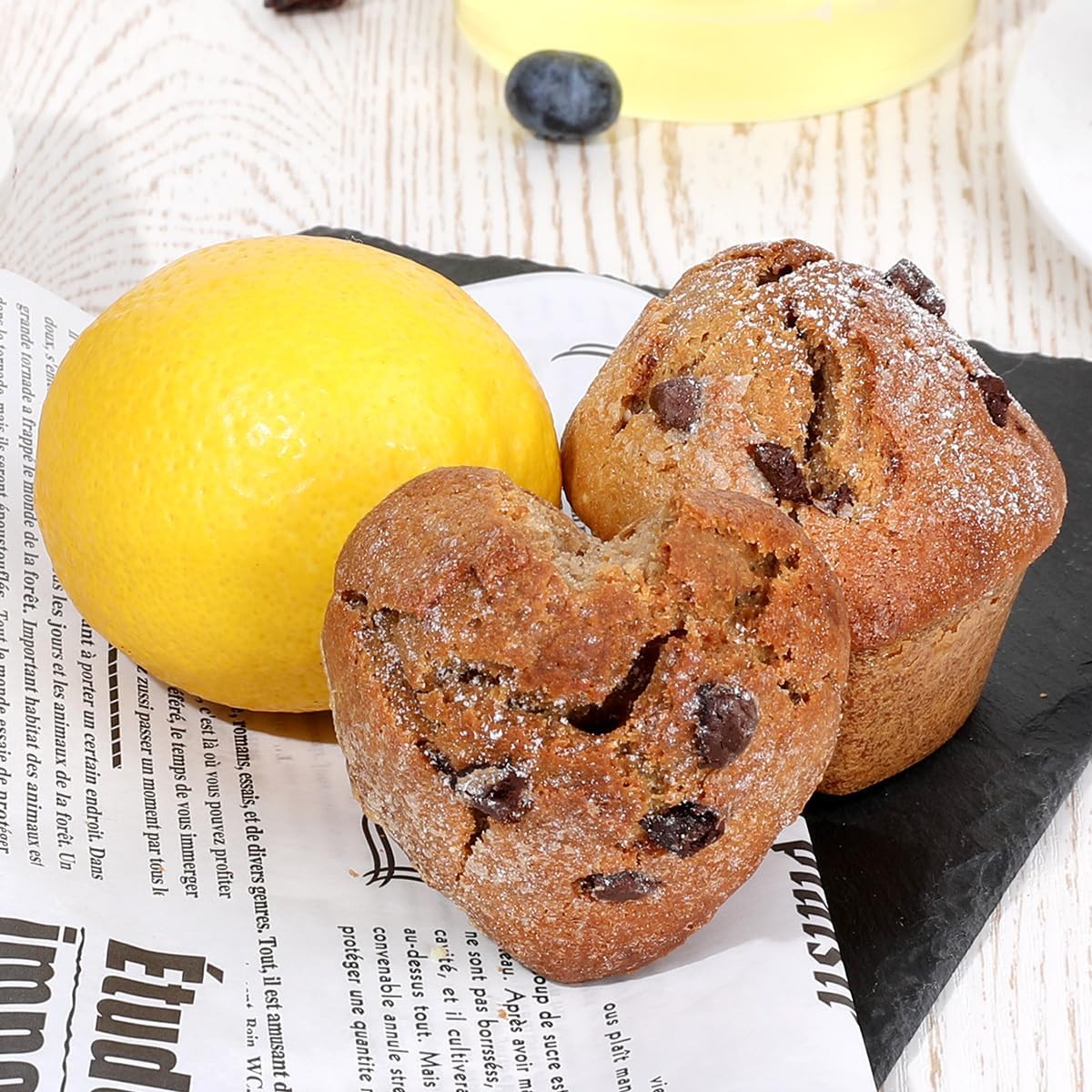 Heart Shaped Silicone Muffin Pan, Metal Reinforced Frame 12 Cups Silicone Molds for Valentine's Day Baking Muffins, Cupcakes, Tartlets, Egg Bites, Chocolate Muffin, Soaps 2 Pack