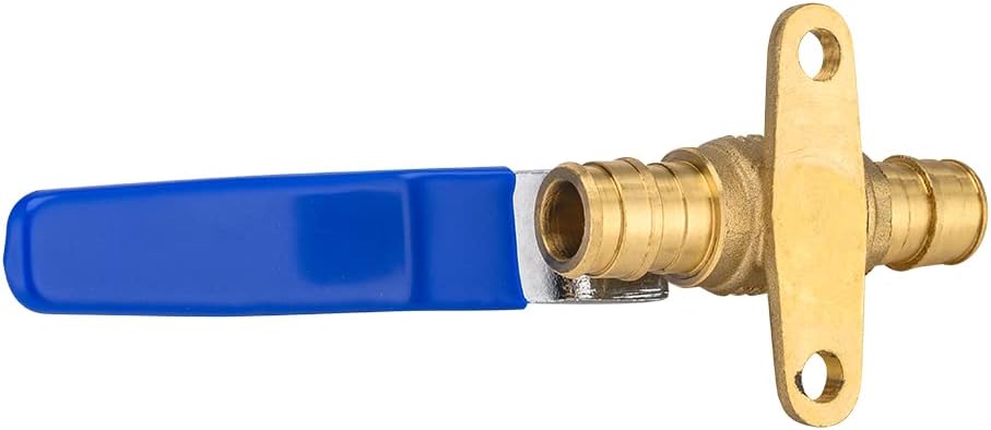 1/2 Inch Pex A Expansion Brass Full Port Shut-off Ball Valve with Drop-ear, ASTM 1960, UPC Certified, VALVE027