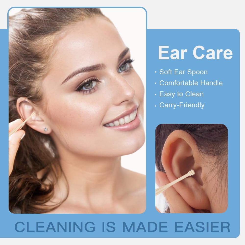 2 in 1 Nasal Hair Cutter, 2025 New Double Sided Nose Hair Knife Nostril Hair Remover Tool, Upgrade Manual 360° Rotating Nose Hair Trimmer with Ear Digger for Men, Women Green X6